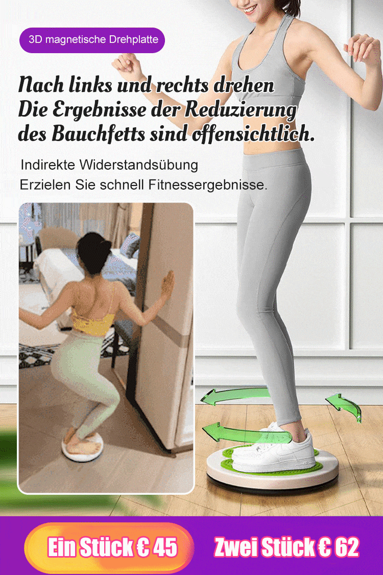 【Geben Sie eine gute Figur.】 Drehen Sie den Taillendrehteller