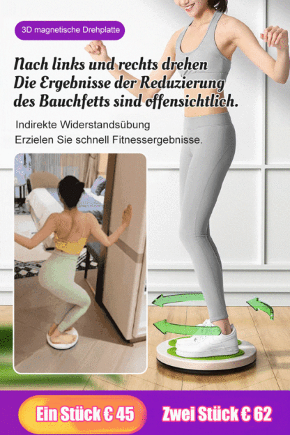 【Geben Sie eine gute Figur.】 Drehen Sie den Taillendrehteller