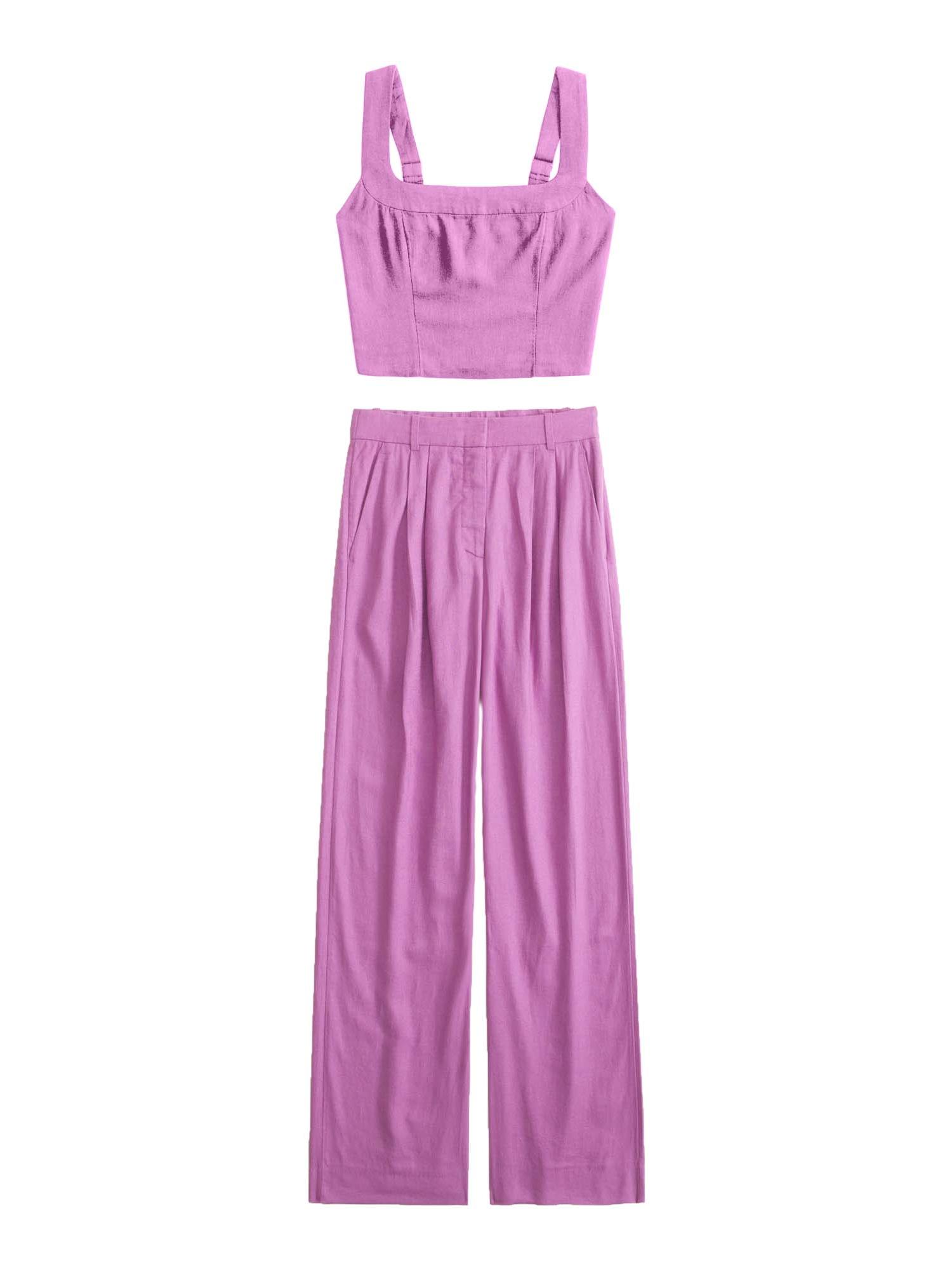 Tailored Linen-Blend Set(BUY 2 FREE SHIPPING)