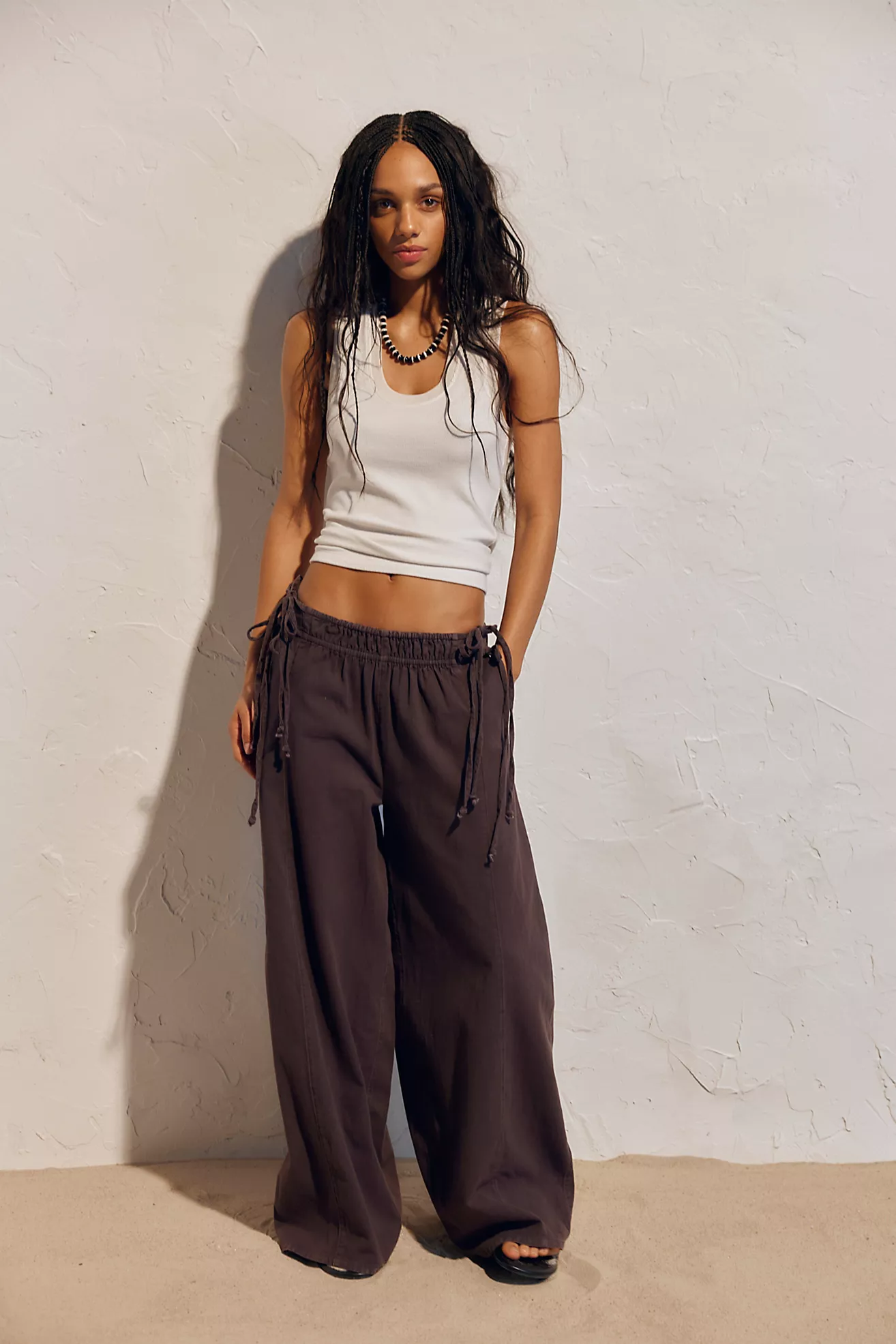 Sun Dazed Cotton-Linen Striped Pants (Buy 2 Free Shipping)