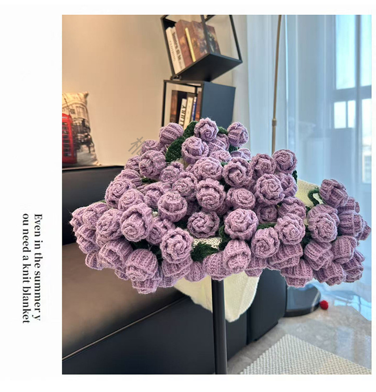 🌹 Rose Bouquet Blanket – A Gift of Warmth & Romancev