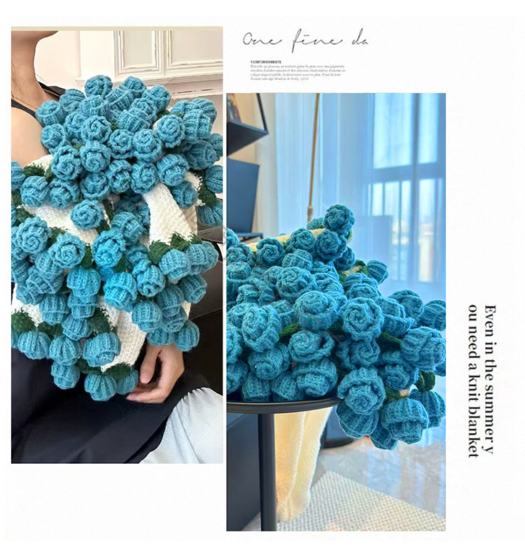 🌹 Rose Bouquet Blanket – A Gift of Warmth & Romancev