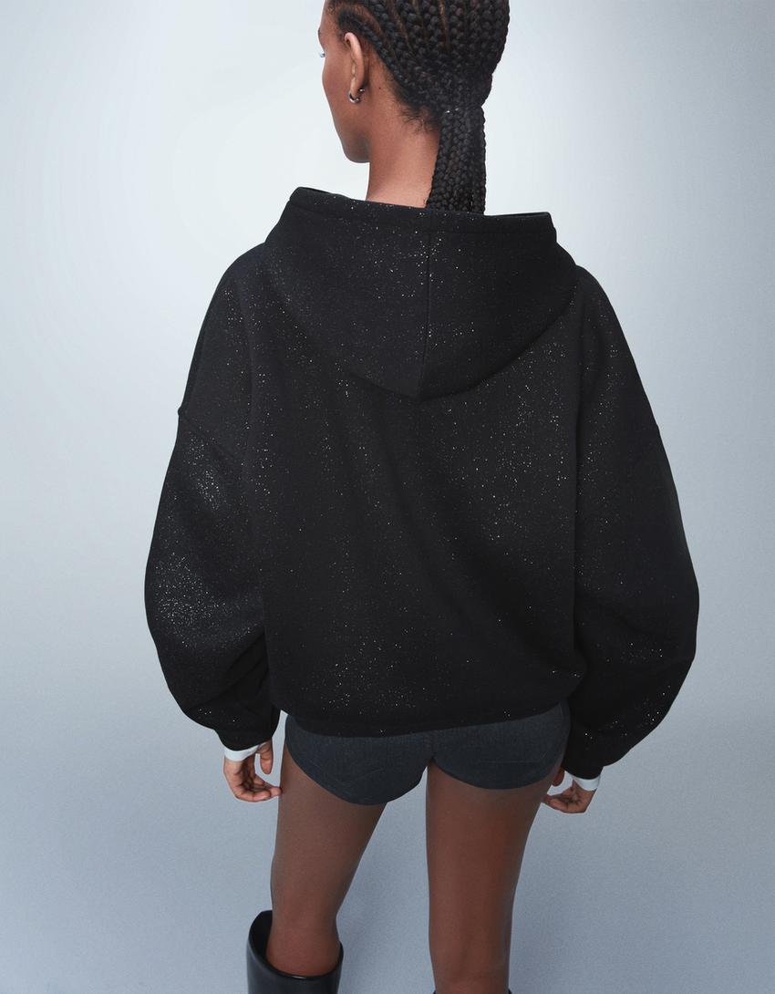 Glitter Hooded Sweatshirt(Buy 2 Free Shipping)