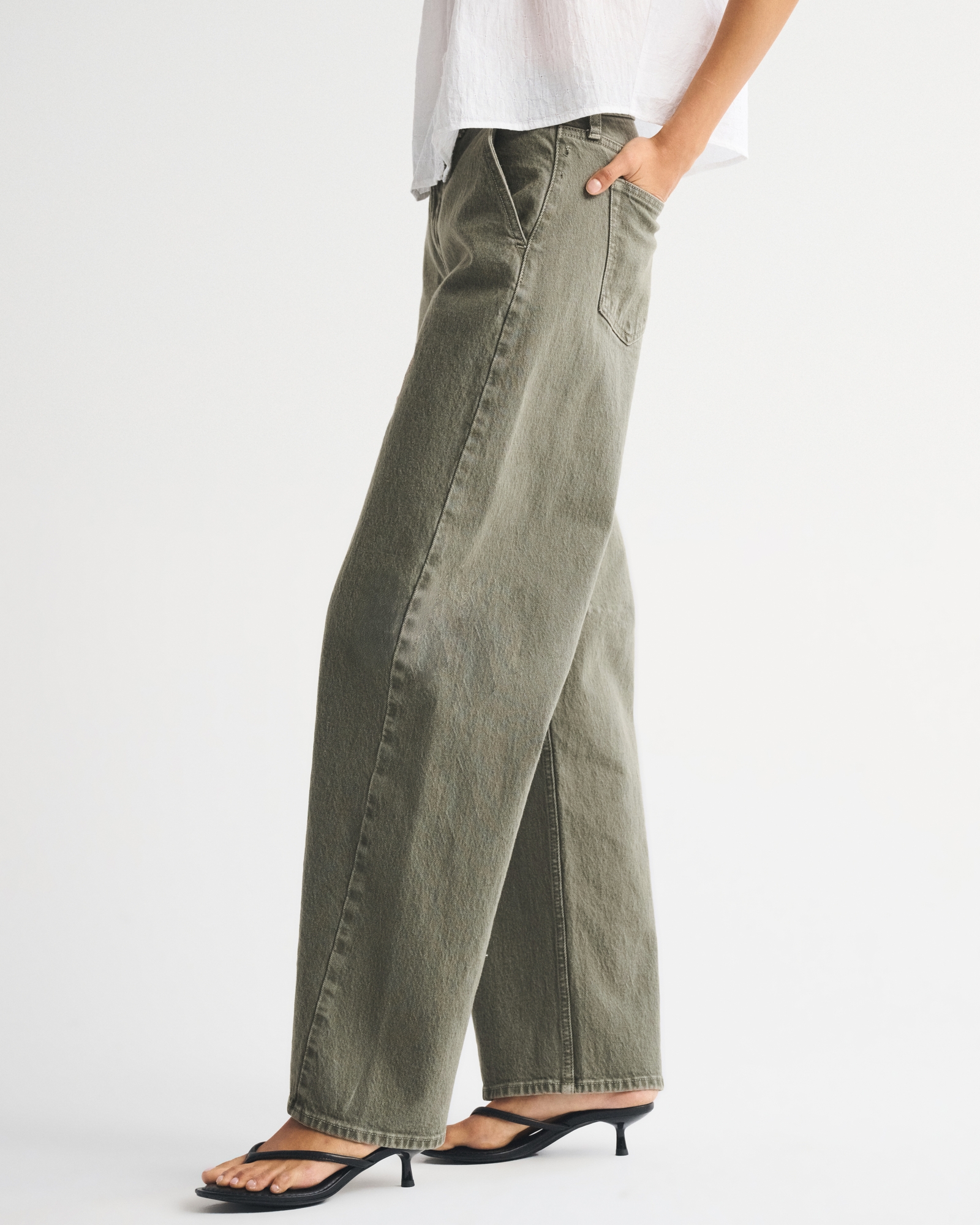 High Rise Barrel Jean (Buy 2 Free Shipping)