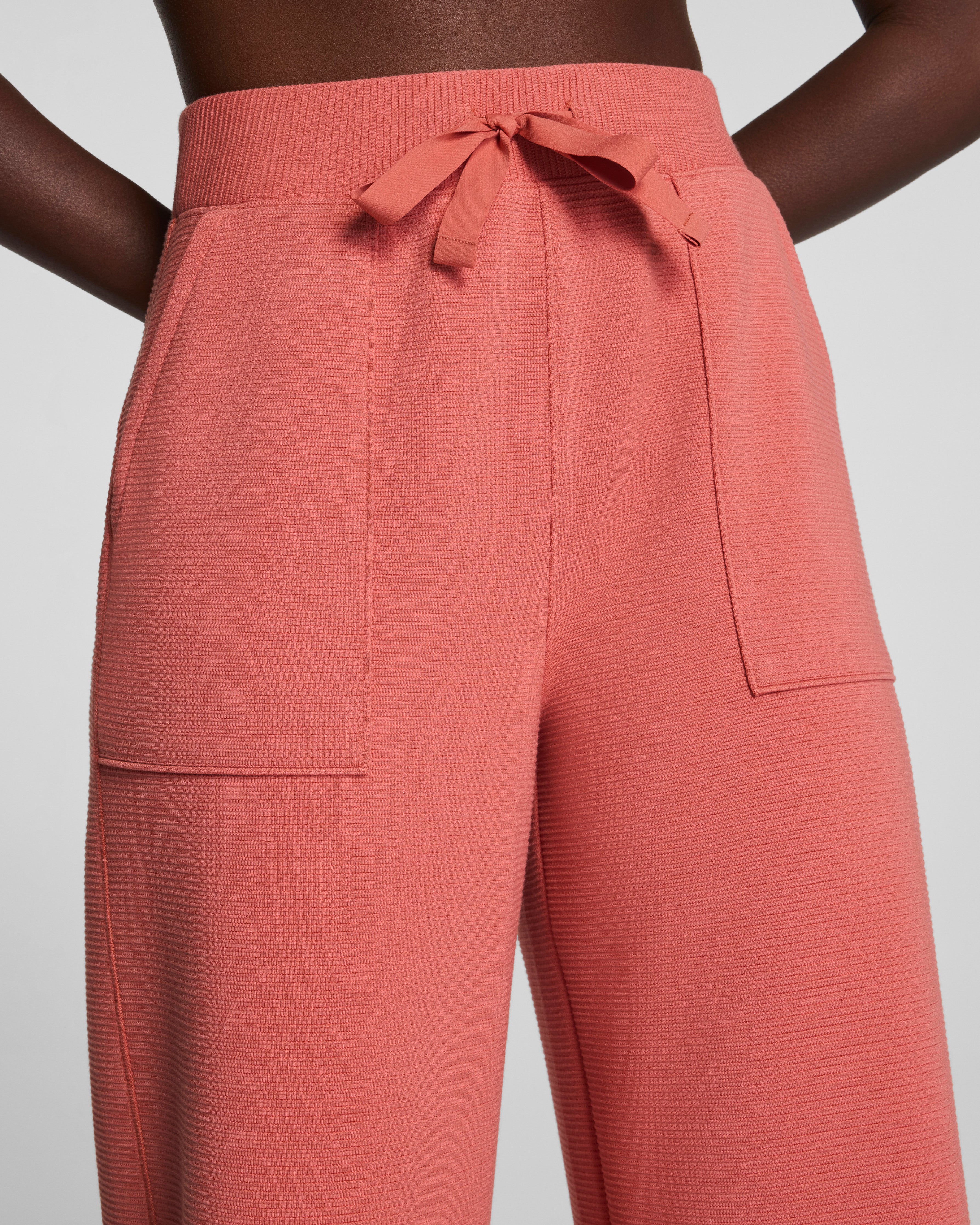 AirEssentials French Rib Half Zip Top Wide Leg Pant Set (Buy 2 Free Shipping)