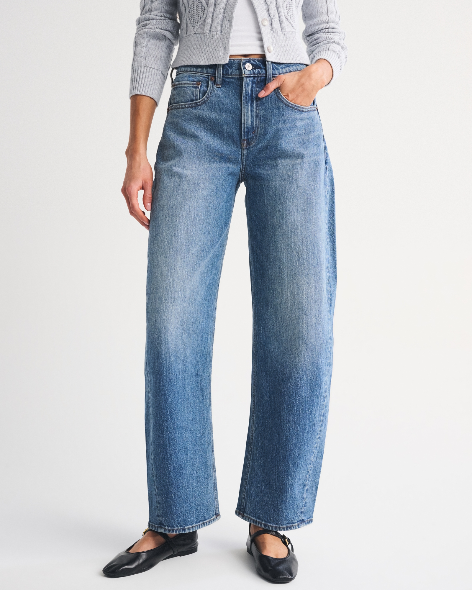 High Rise Barrel Jean (Buy 2 Free Shipping)