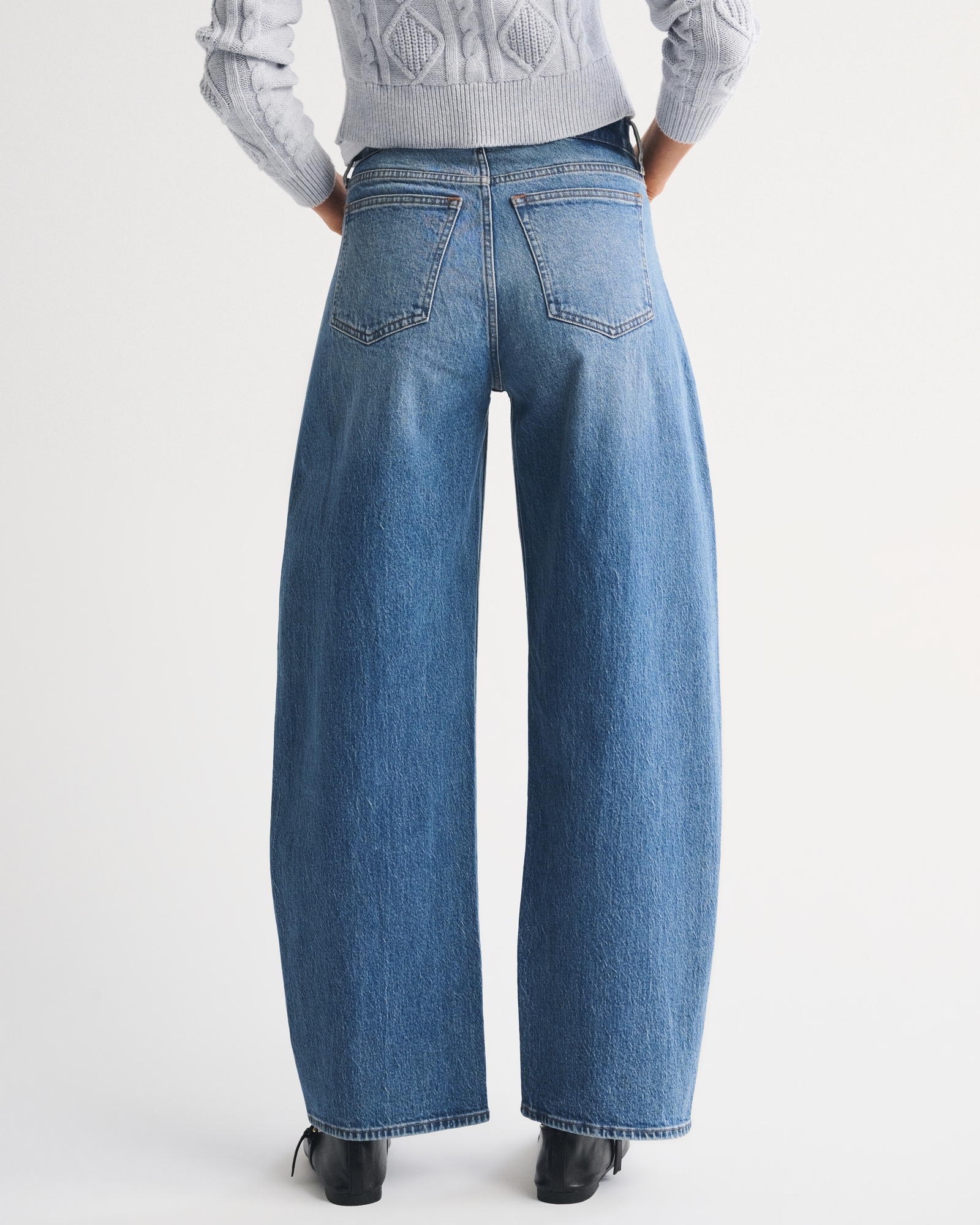 High Rise Barrel Jean (Buy 2 Free Shipping)