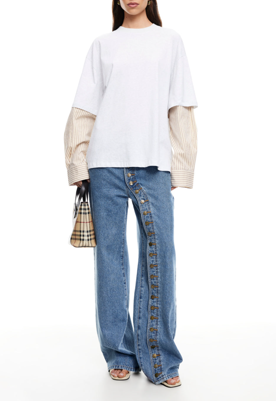 Penny Button Jeans (Buy 2 Free Shipping)