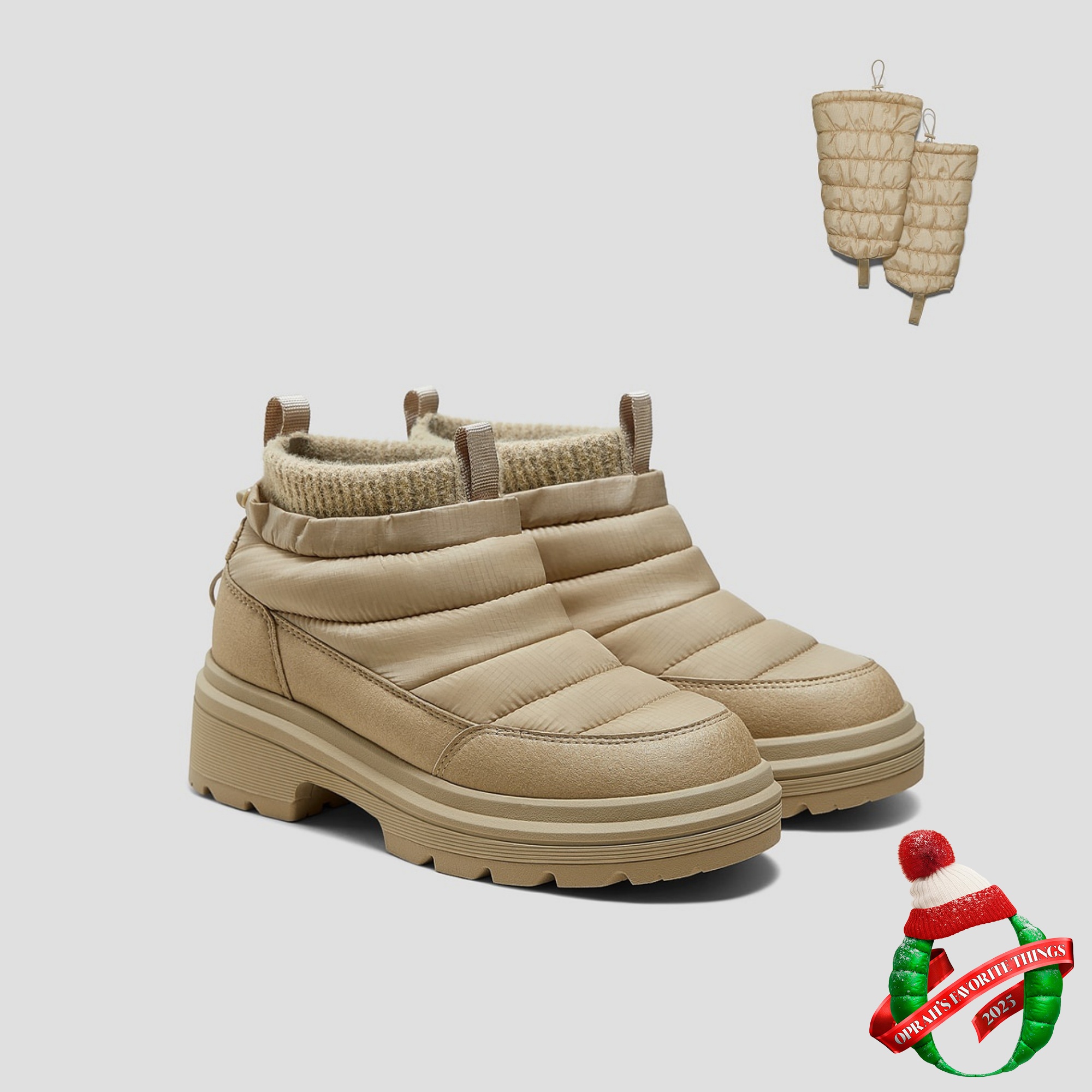 2-in-1 Detachable PufferTherm Warm Boots (Free Shipping)