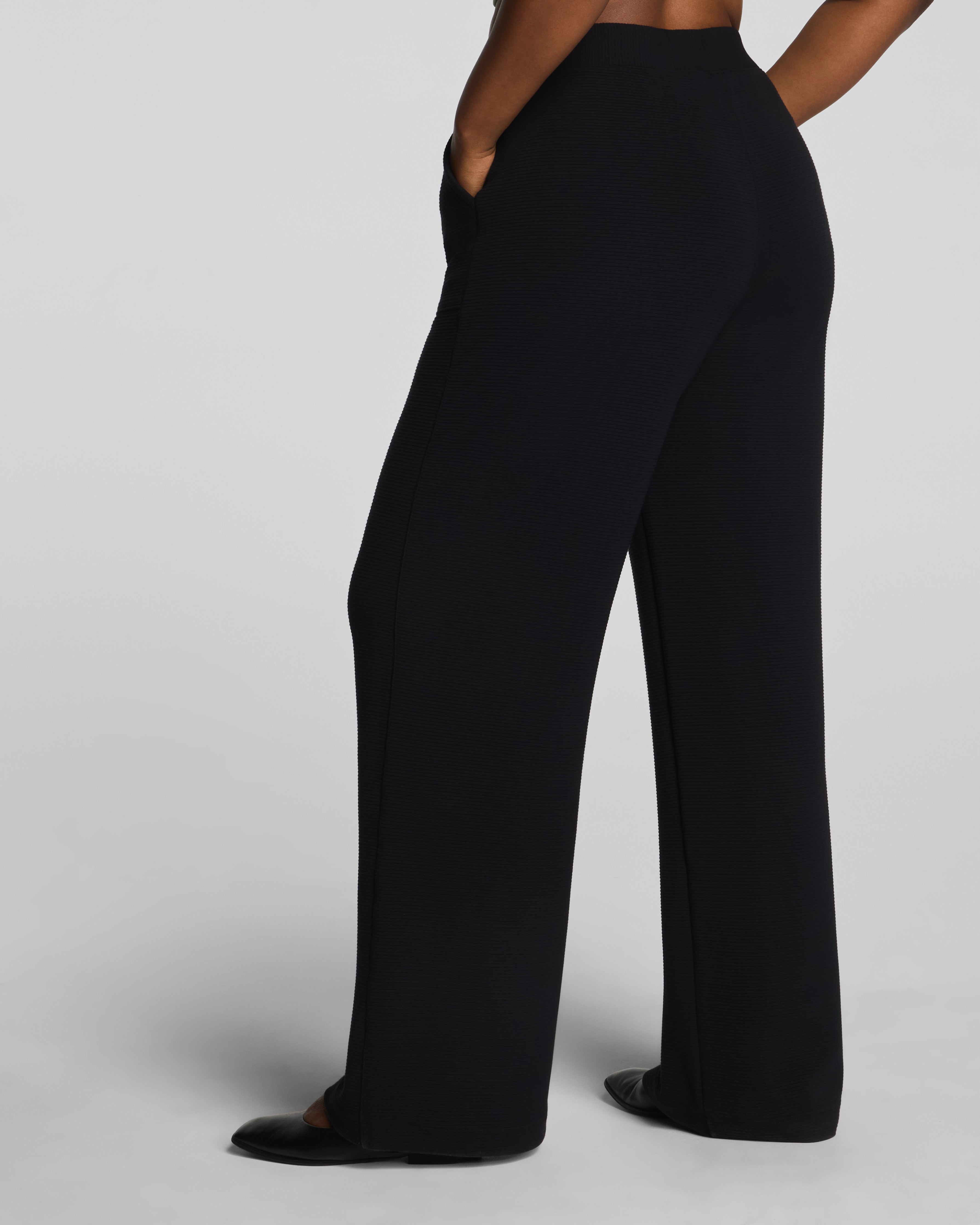 AirEssentials French Rib Half Zip Top Wide Leg Pant Set (Buy 2 Free Shipping)