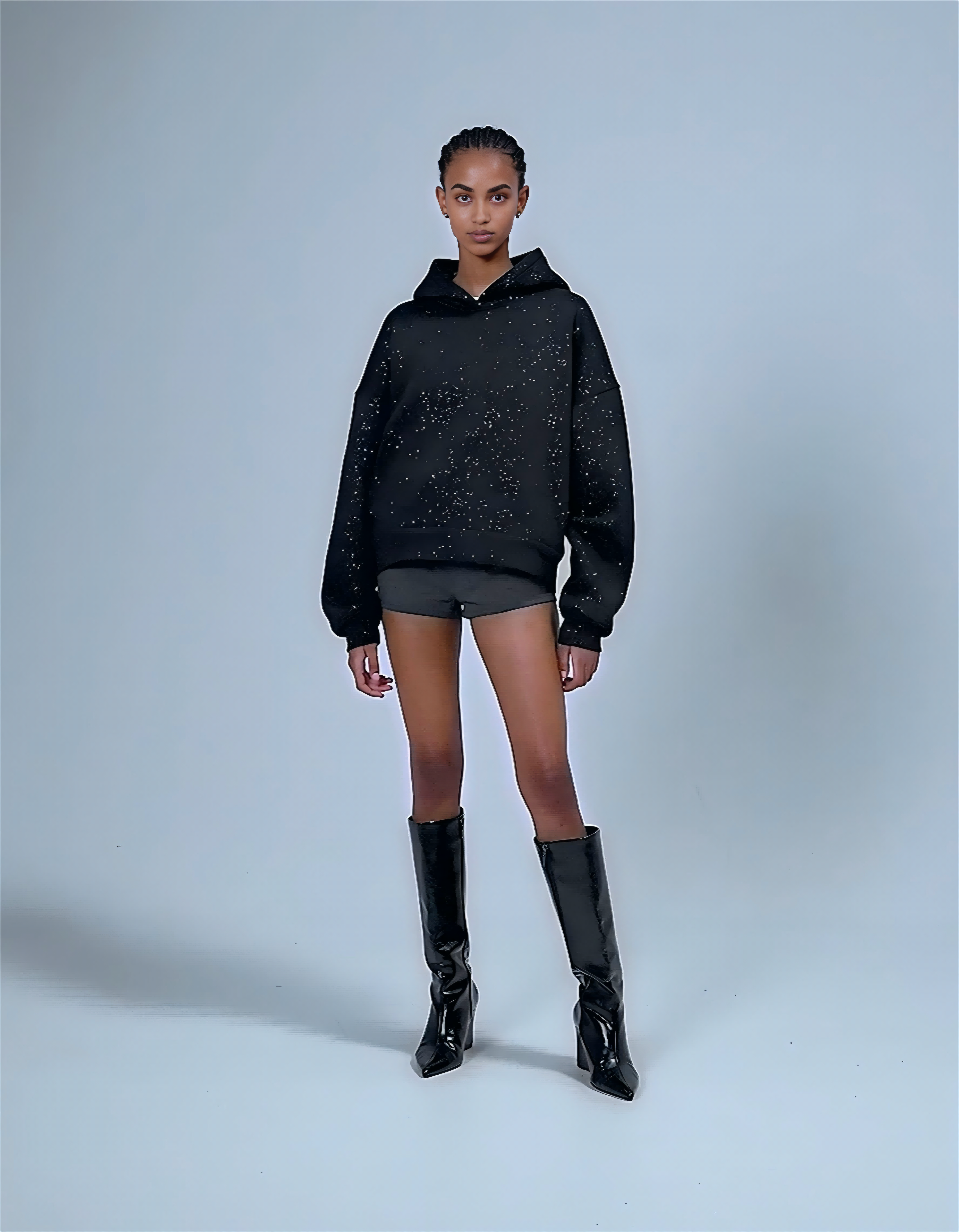 Glitter Hooded Sweatshirt(Buy 2 Free Shipping)