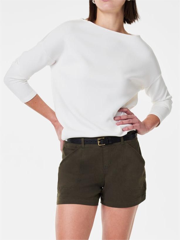 Tummy Control Stretch Twill Shorts(BUY 2 FREE SHIPPING)