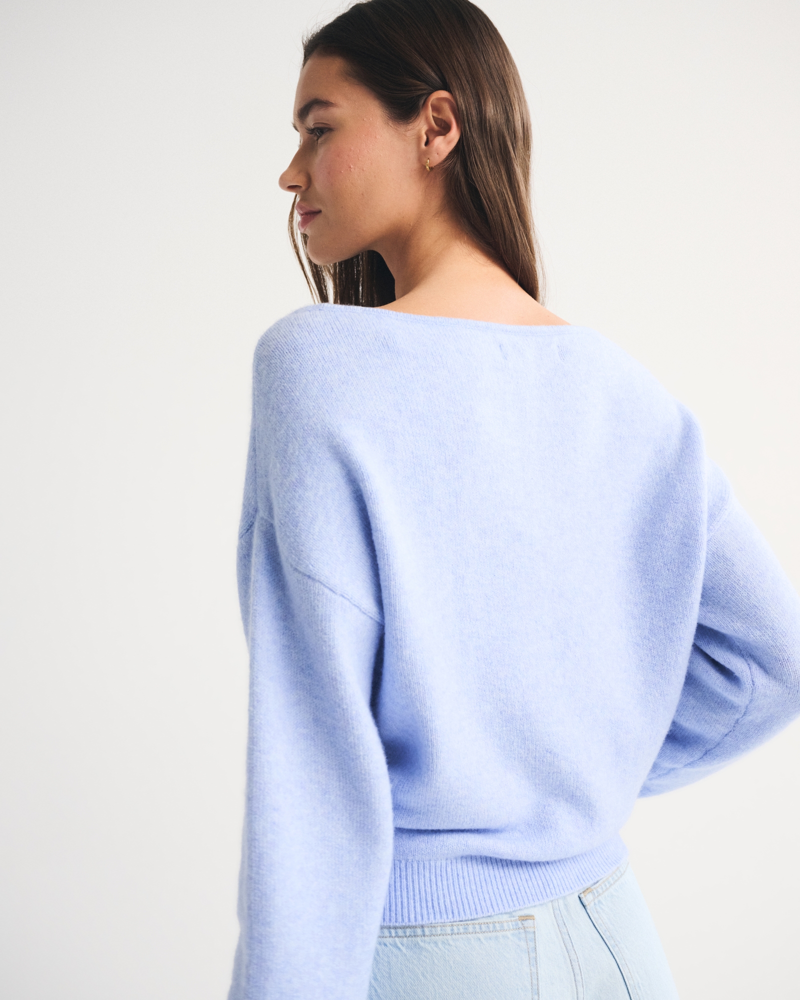 Wool-Blend Slash Sweater (Buy 2 Free Shipping)