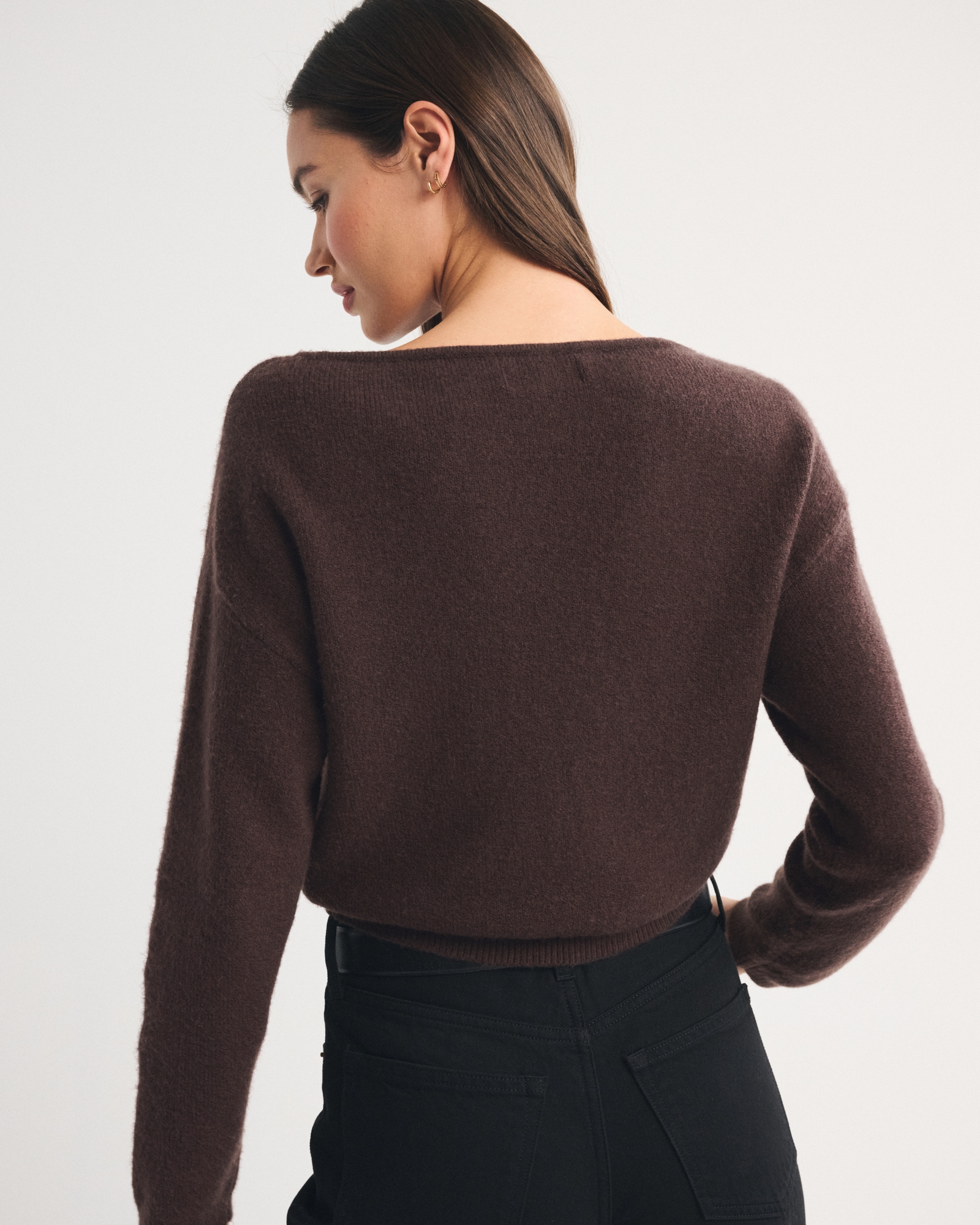 Wool-Blend Slash Sweater (Buy 2 Free Shipping)