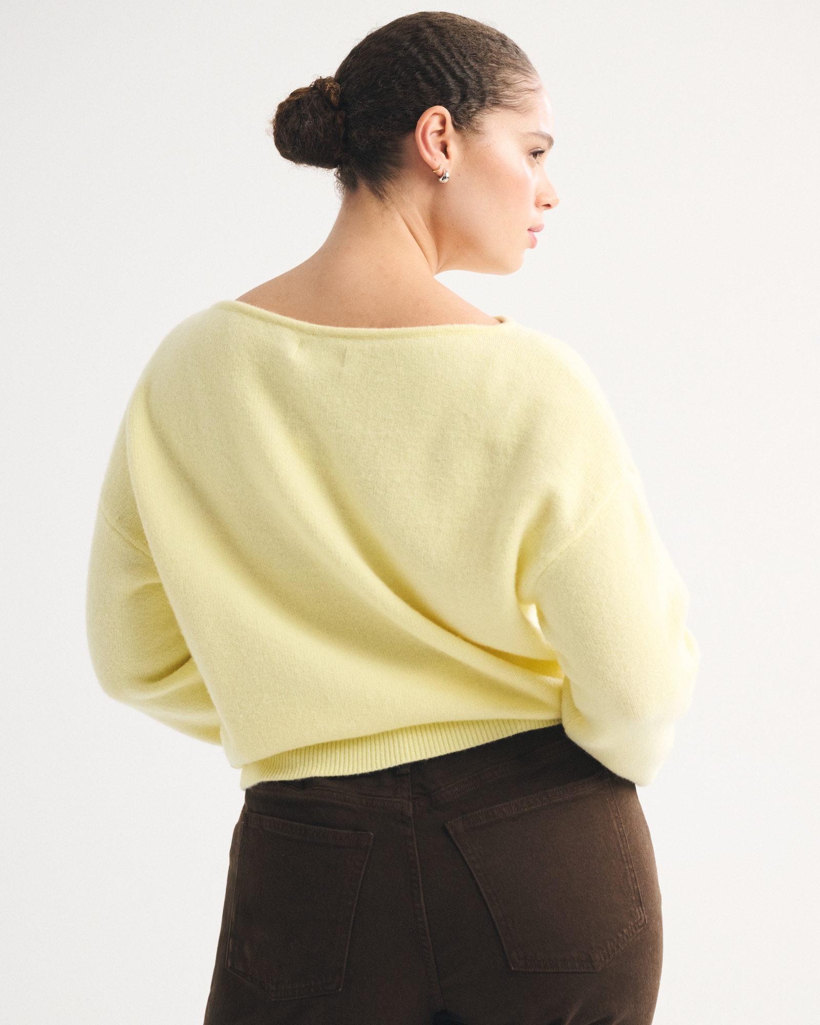 Wool-Blend Slash Sweater (Buy 2 Free Shipping)