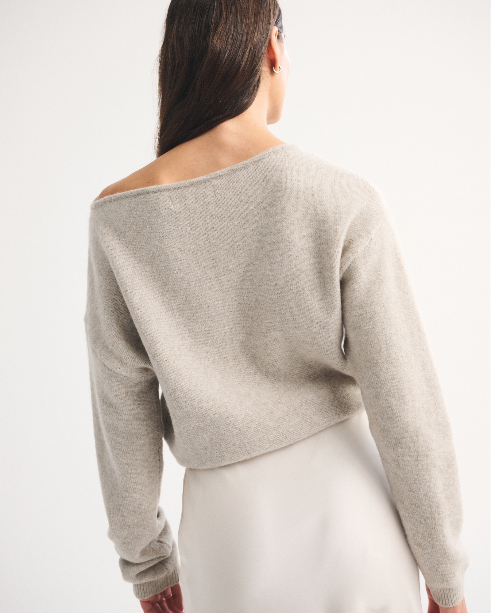 Wool-Blend Slash Sweater (Buy 2 Free Shipping)