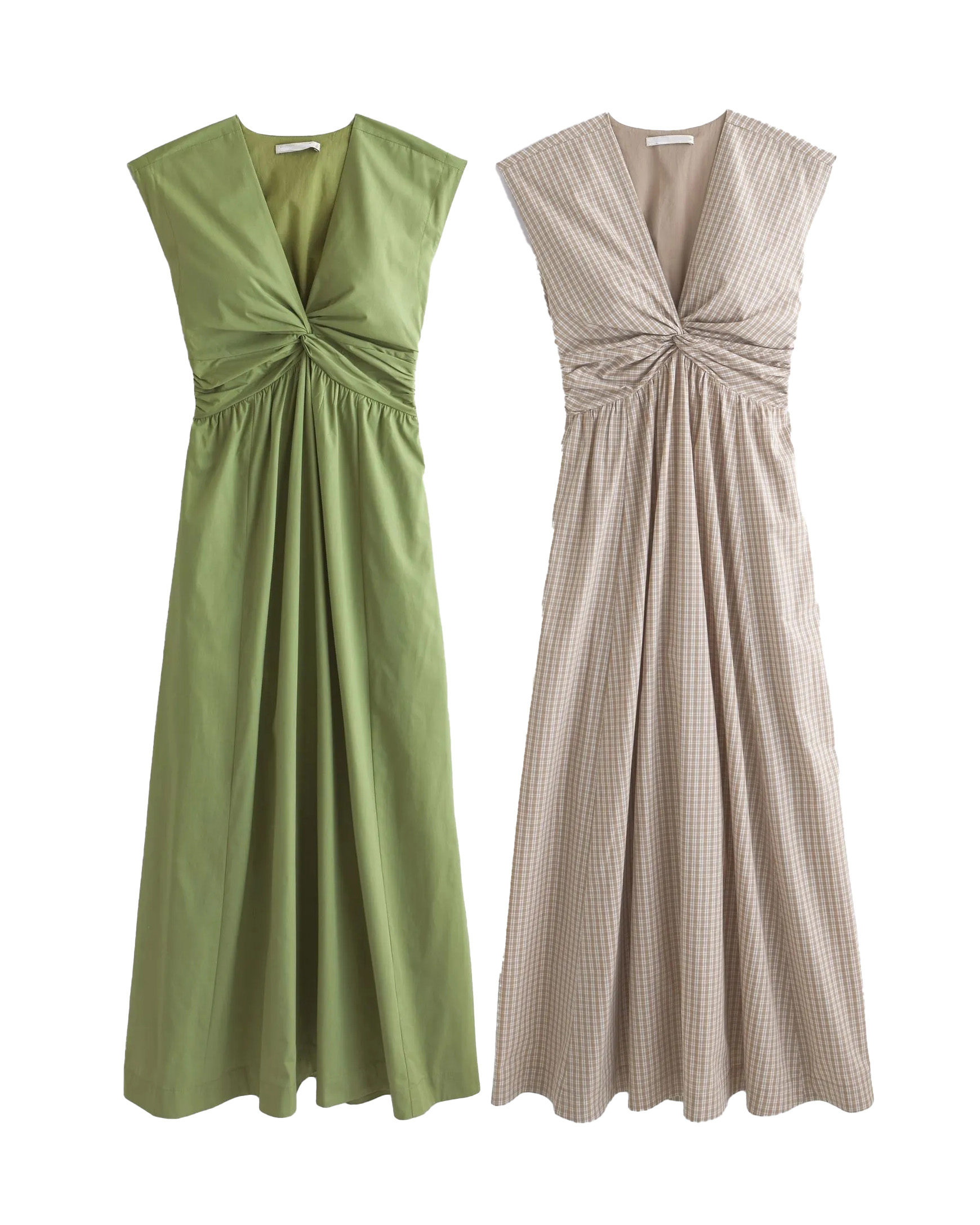 Twist-Front Maxi Dress (Buy 2 Free Shipping)
