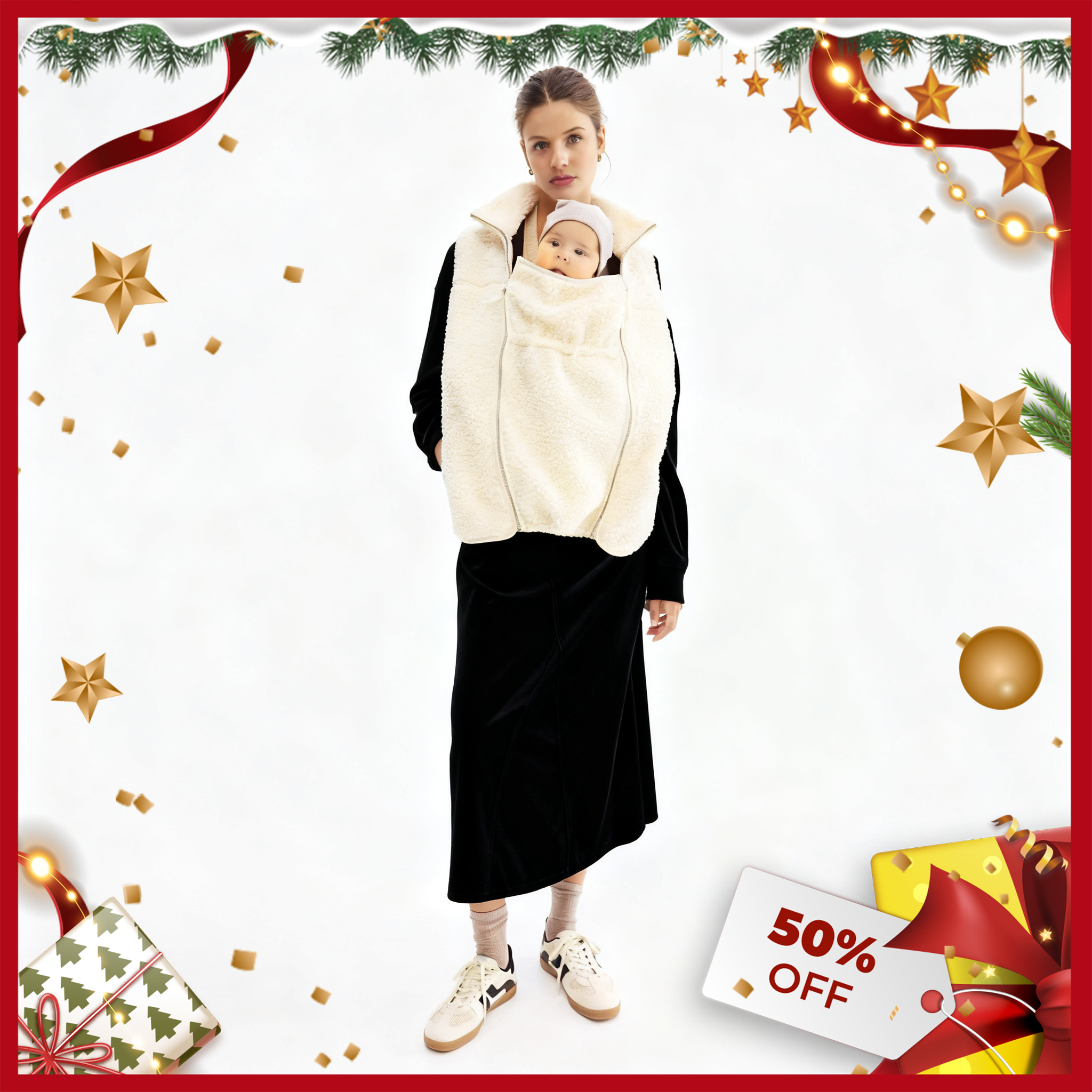 MAMA Before & After Babywearing Fleece Jacket & Vest (Buy 2 Free Shipping)