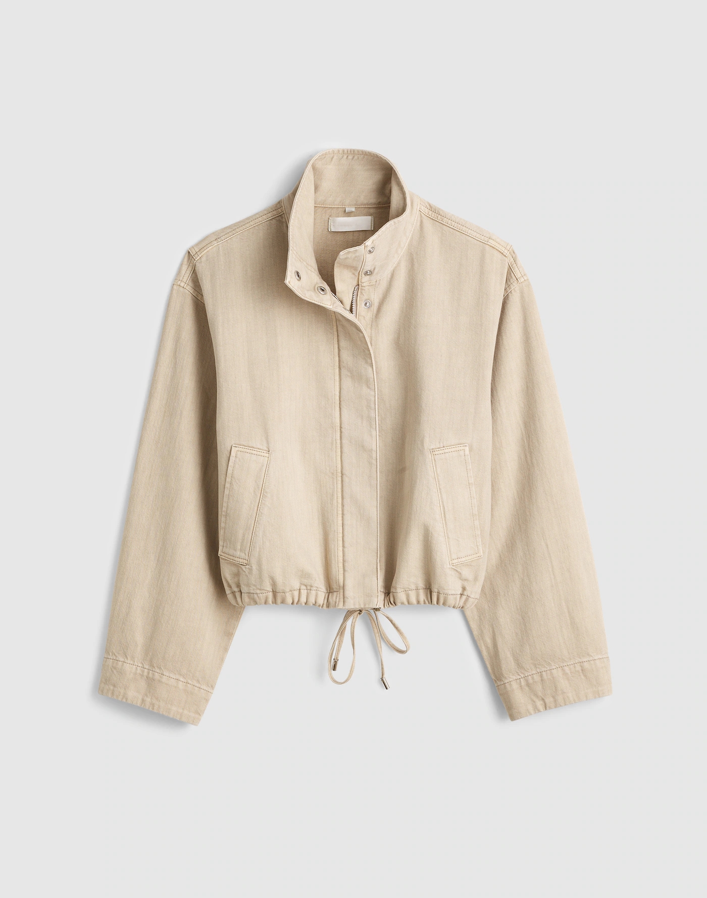 Denim Crop Field Jacket (Buy 2 Free Shipping)