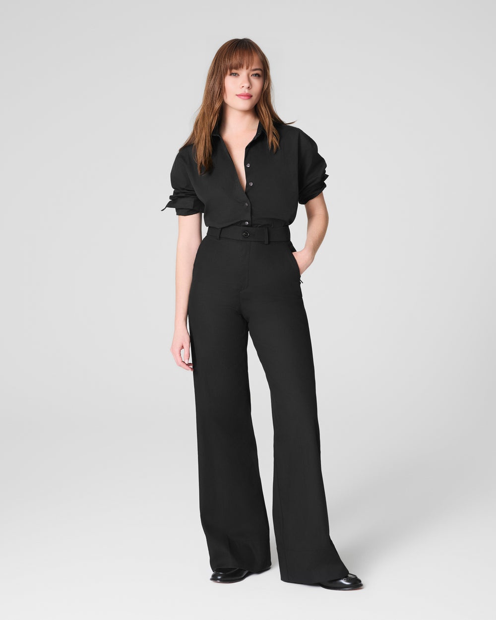 Tummy Control Stretch Twill Wide Leg Pant(Buy 2 Free Shipping)
