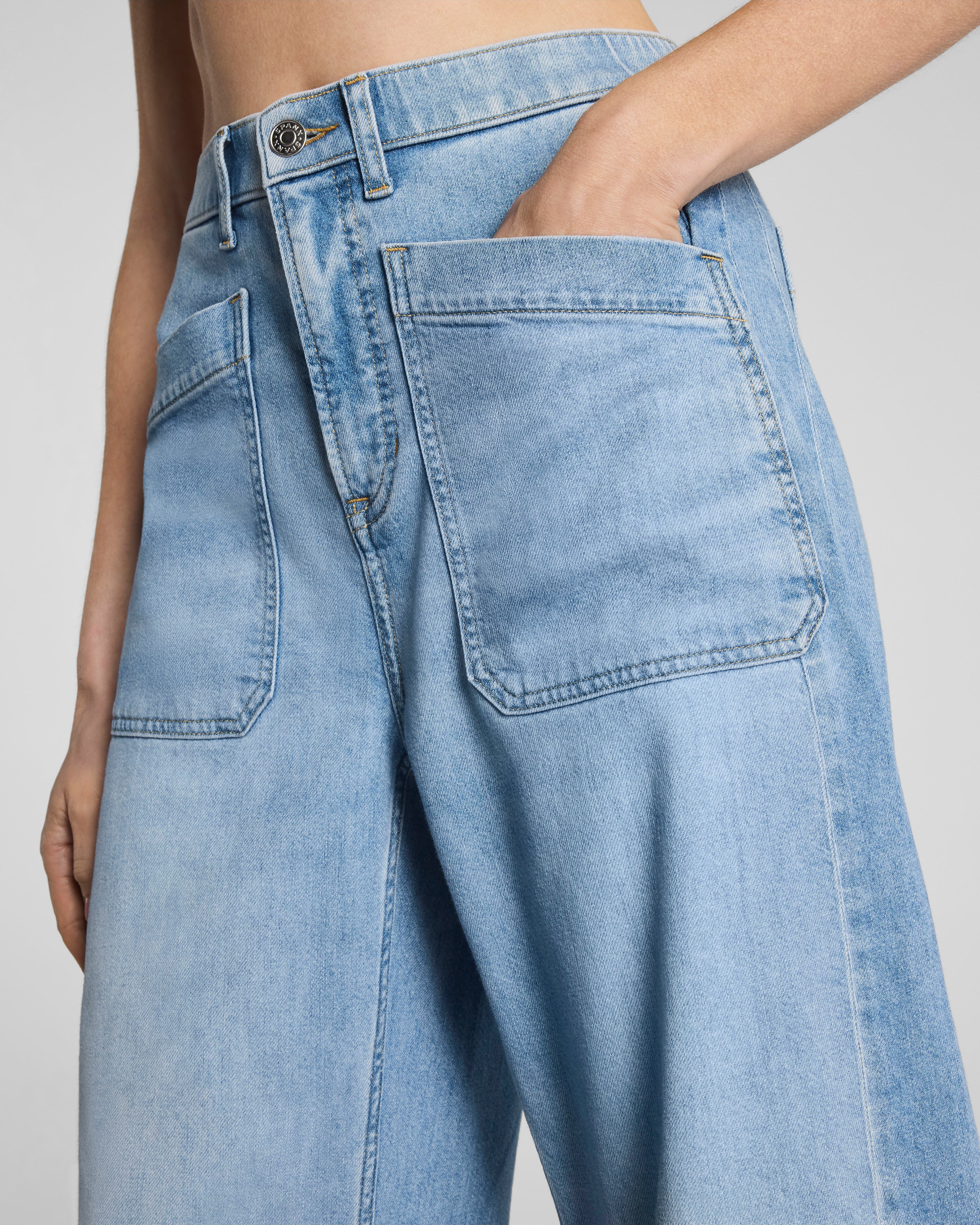 Authentic 360 Lightweight Utility Barrel Leg Jeans (Buy 2 Free Shipping)