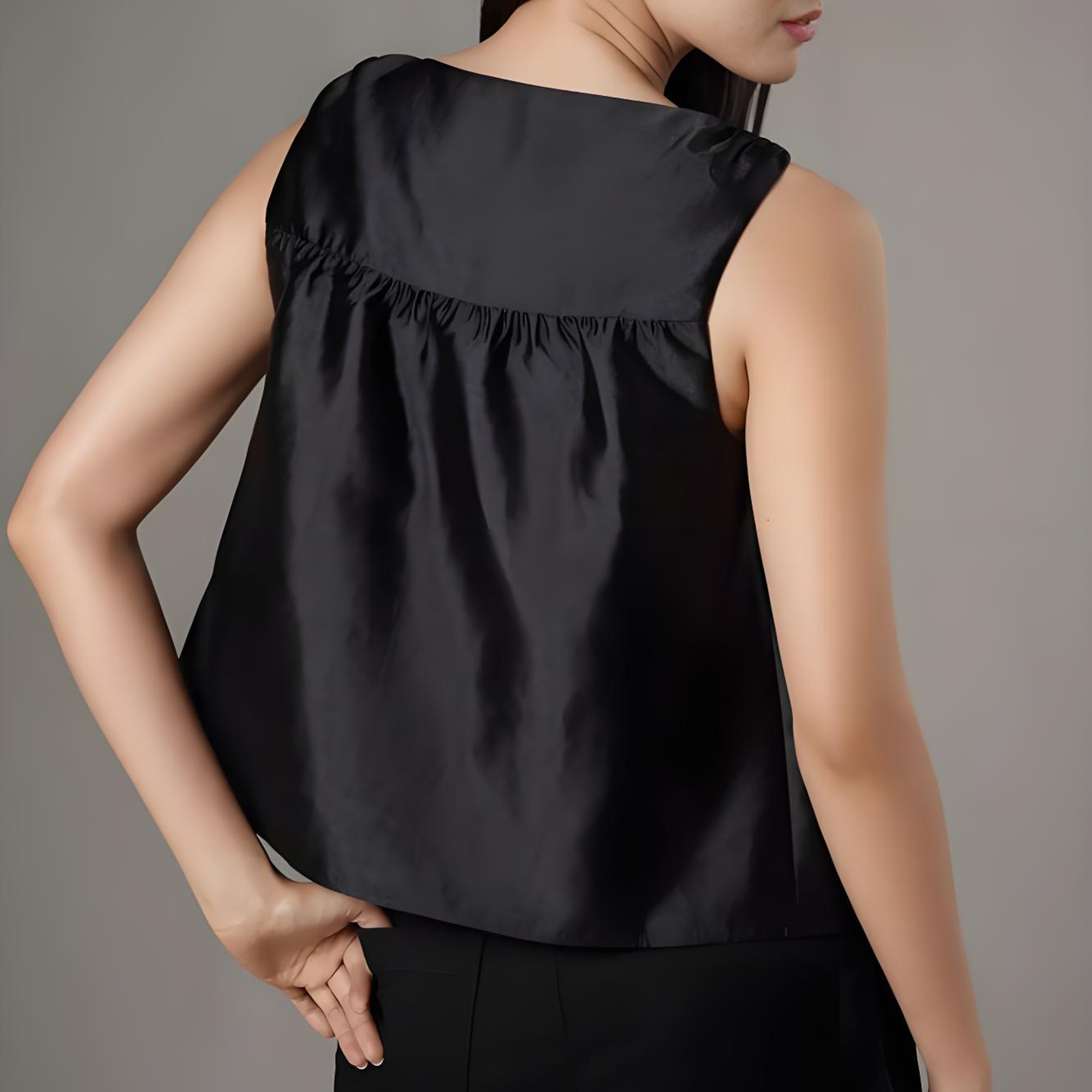 Mare Mare Shirred Swing Tank(Buy 2 Free Shipping)