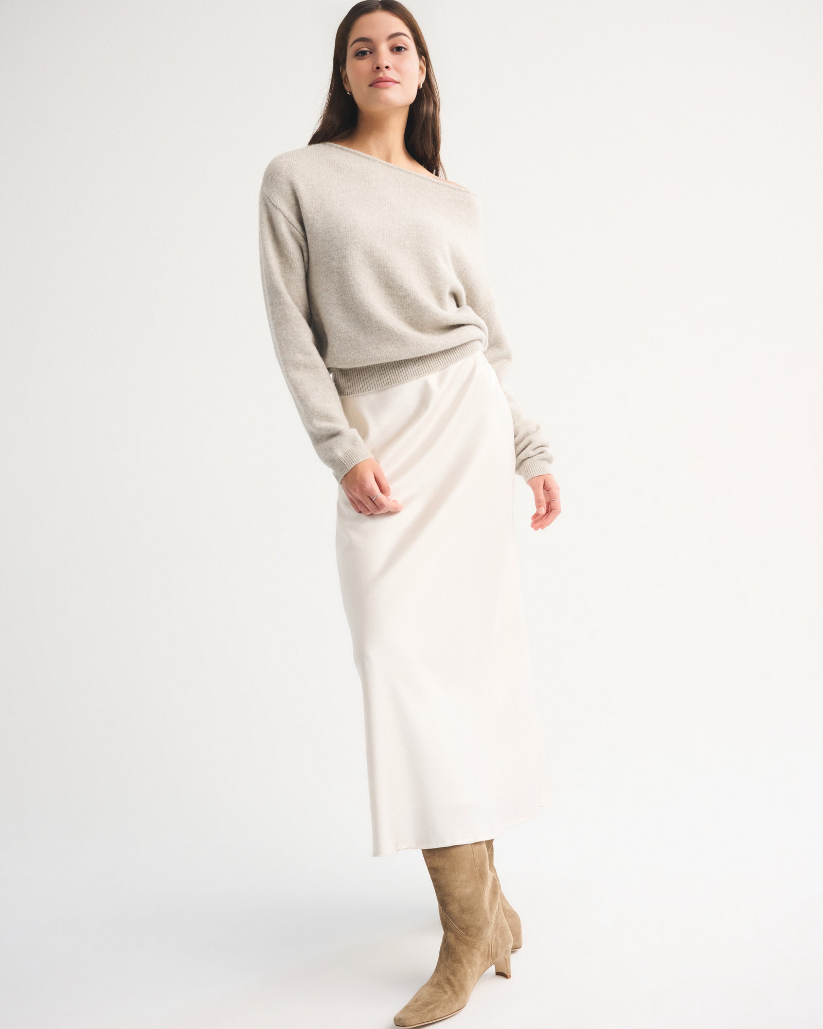 Wool-Blend Slash Sweater (Buy 2 Free Shipping)