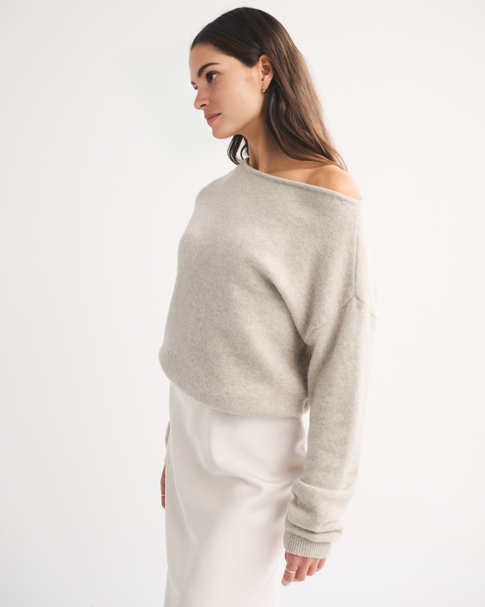 Wool-Blend Slash Sweater (Buy 2 Free Shipping)