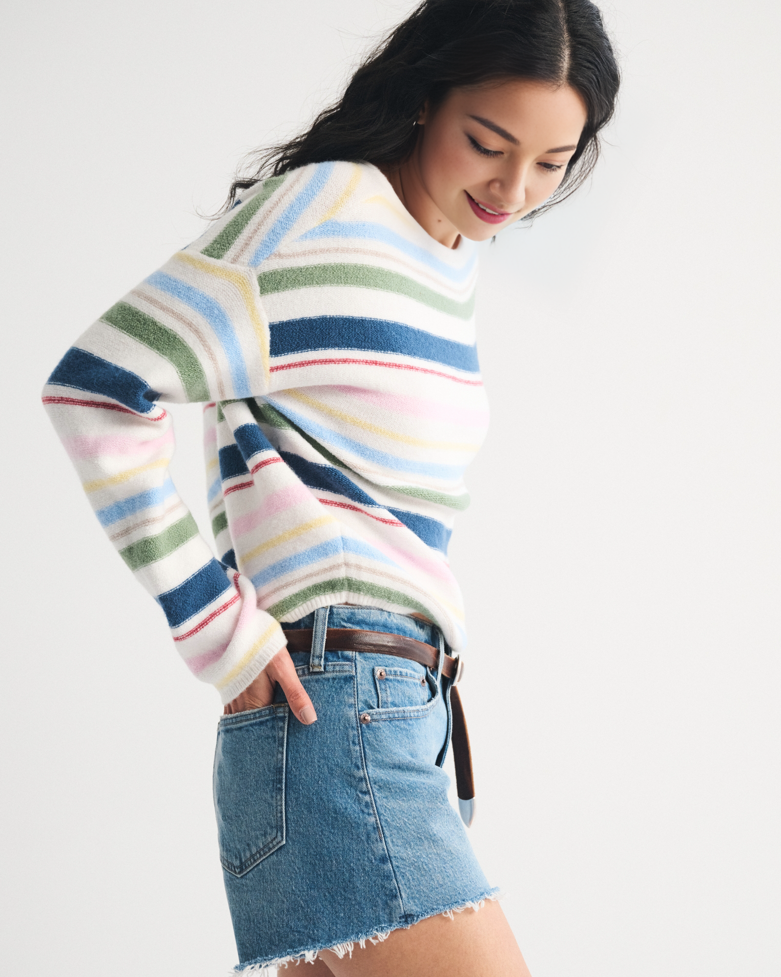 Wool-Blend Slash Sweater (Buy 2 Free Shipping)