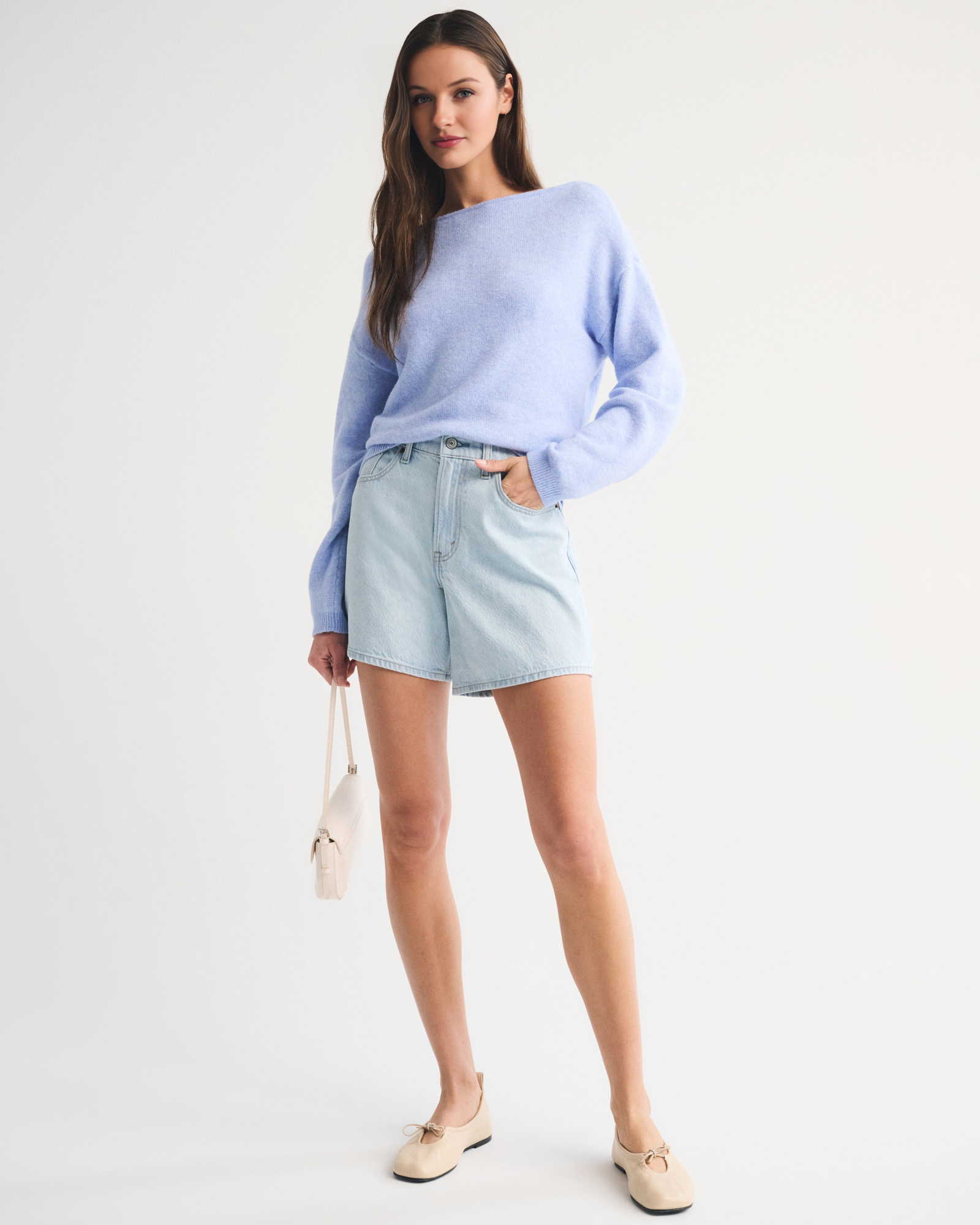 Wool-Blend Slash Sweater (Buy 2 Free Shipping)