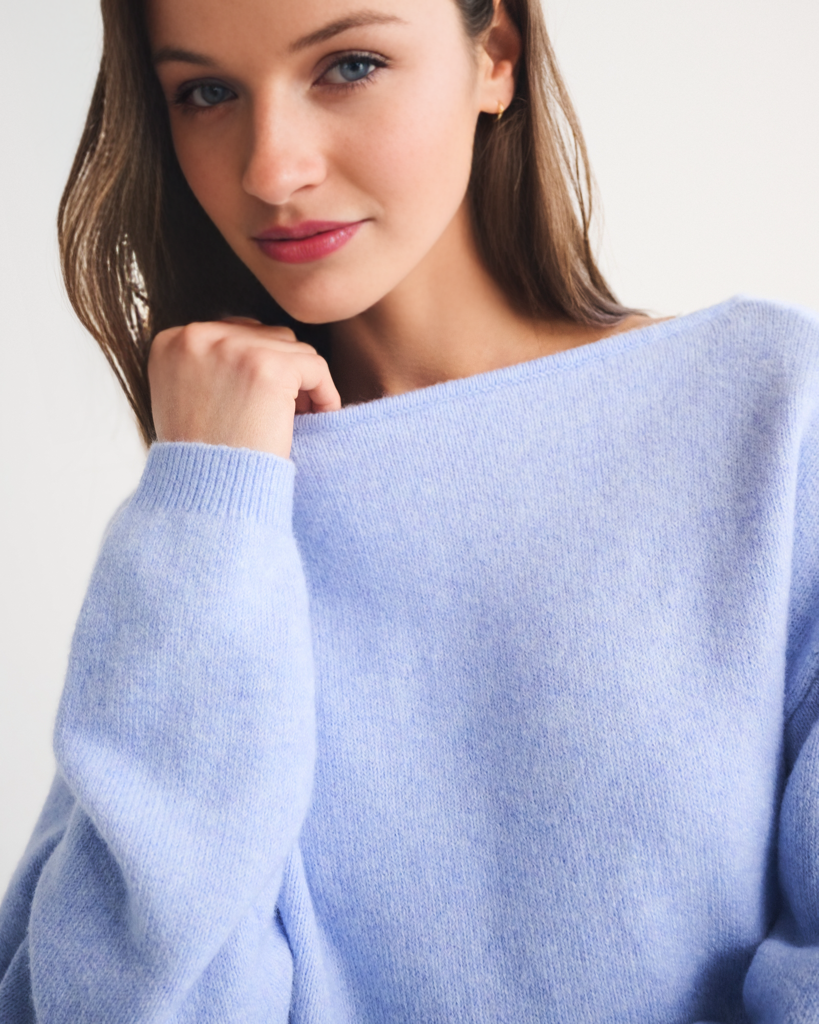 Wool-Blend Slash Sweater (Buy 2 Free Shipping)
