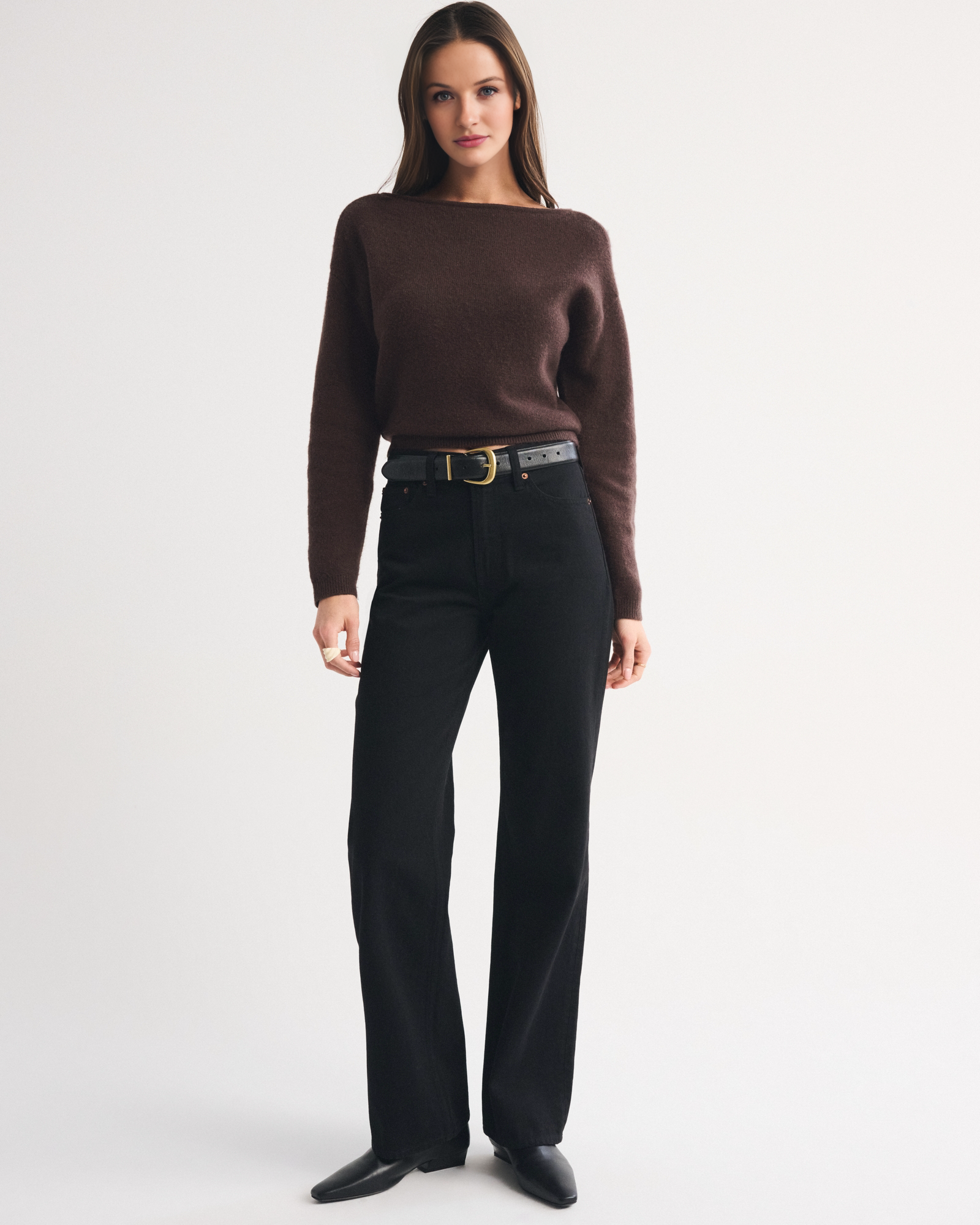 Wool-Blend Slash Sweater (Buy 2 Free Shipping)