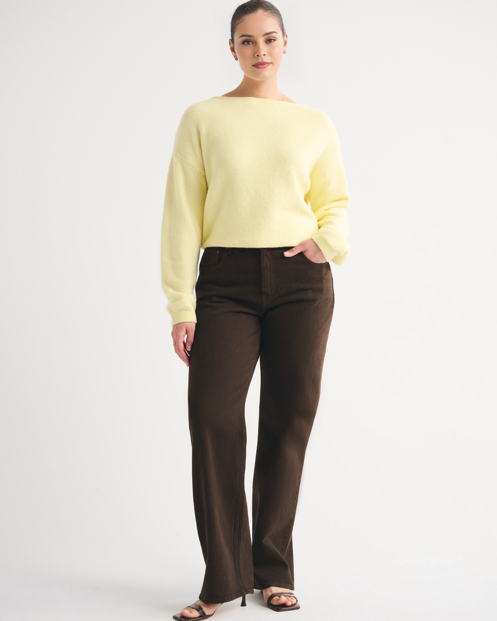 Wool-Blend Slash Sweater (Buy 2 Free Shipping)