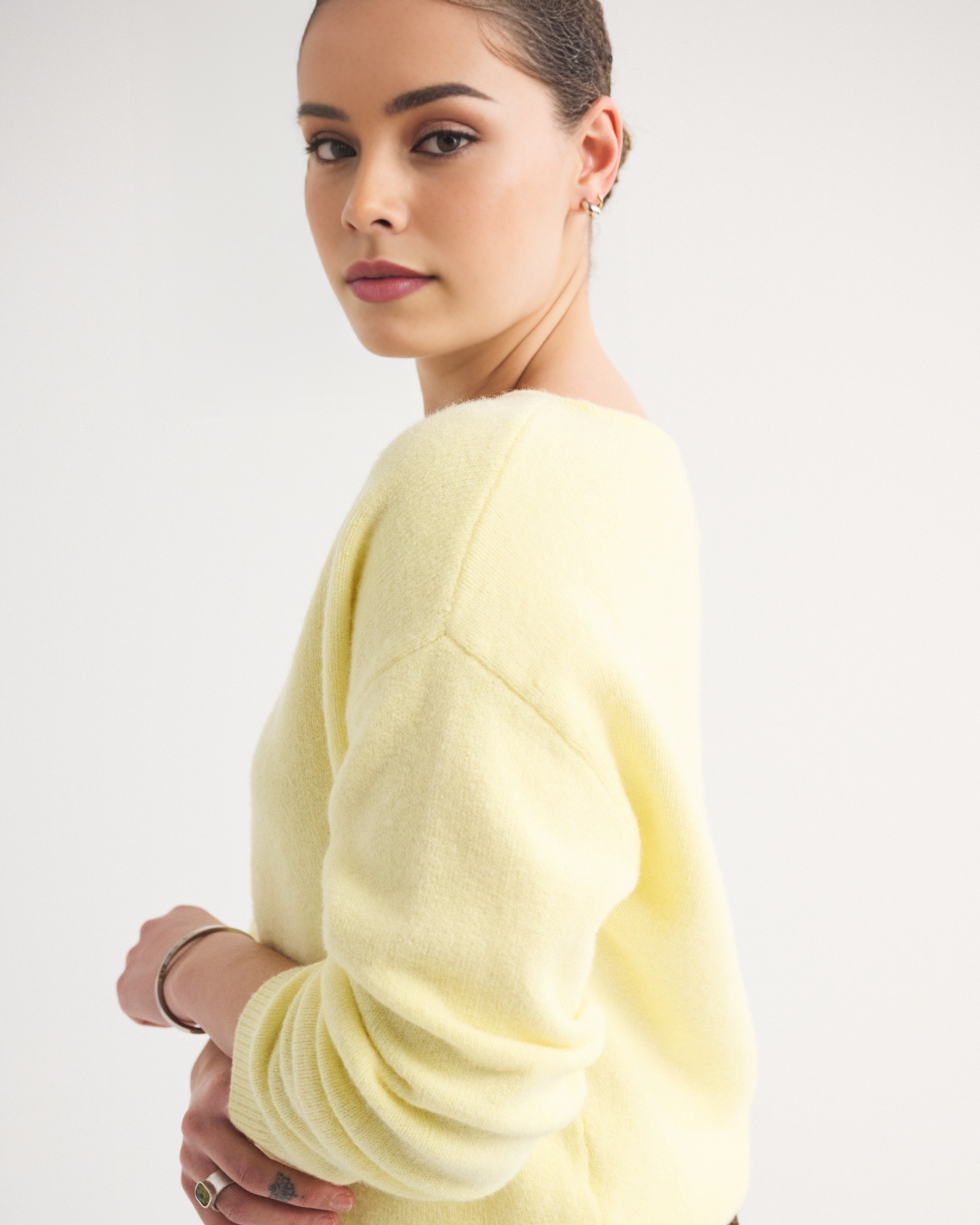 Wool-Blend Slash Sweater (Buy 2 Free Shipping)