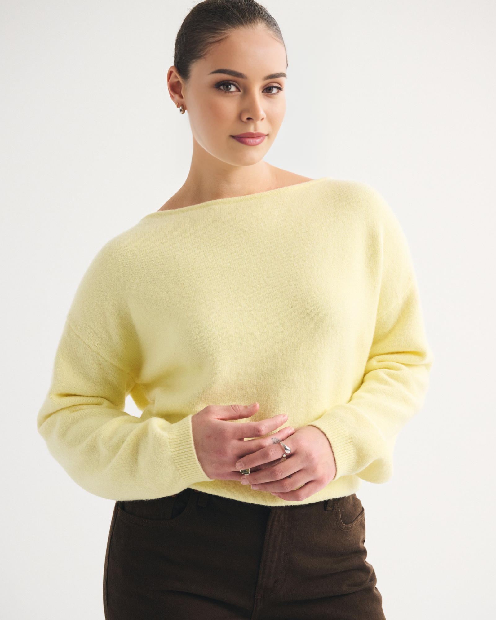 Wool-Blend Slash Sweater (Buy 2 Free Shipping)