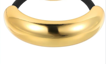 GIFTS FOR LOVED ONES??Glossy Gold Hair Cuffs Metal Hair Tie
