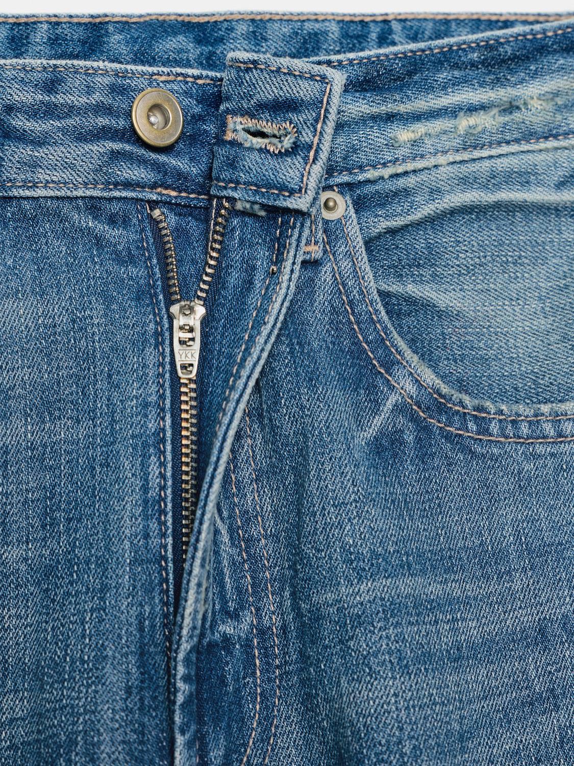 High Rise Leather Pockets Wide Leg Jeans (Buy 2 Free Shipping)