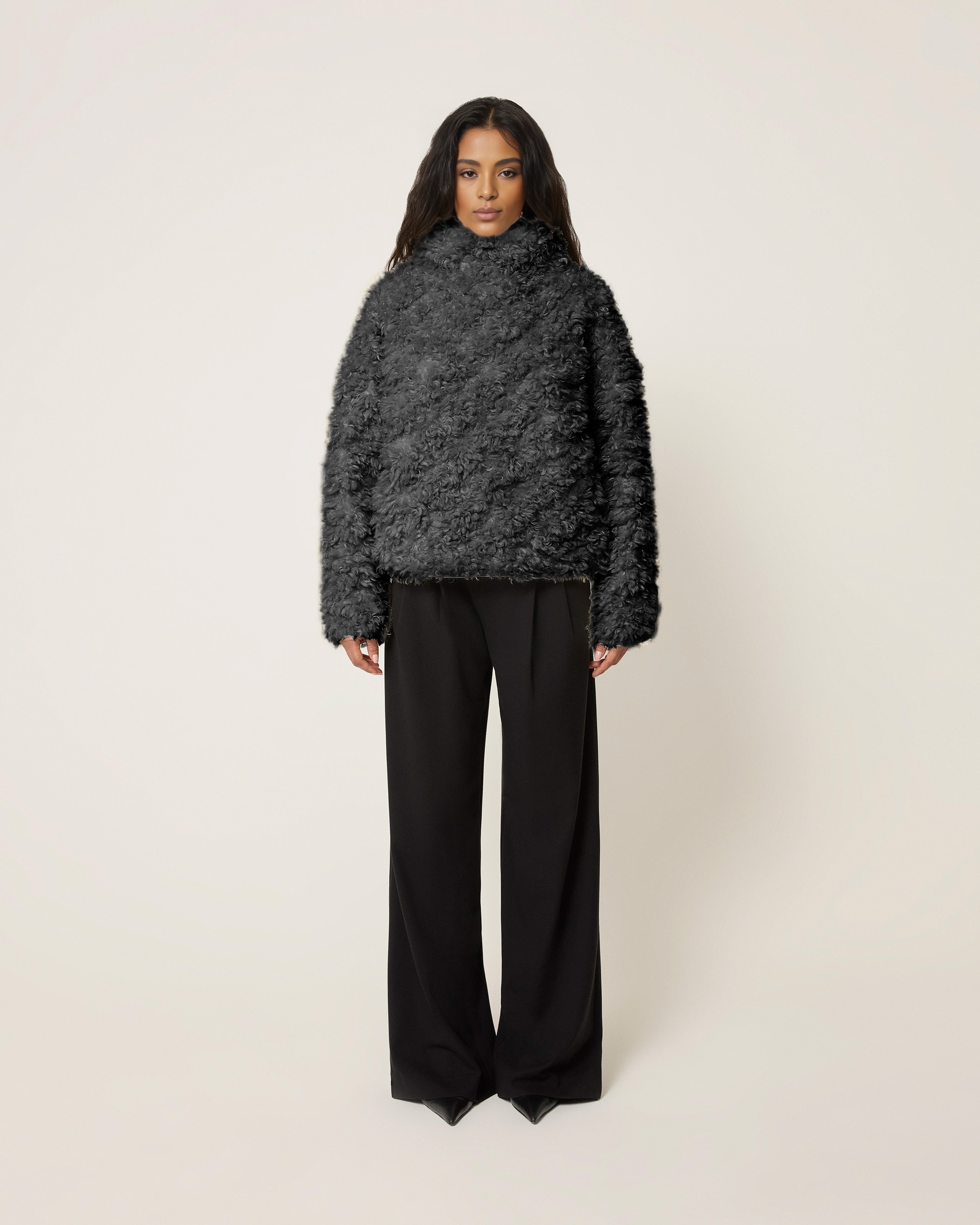 Kylie Shaggy Faux Fur Pullover(BUY 2 FREE SHIPPING)