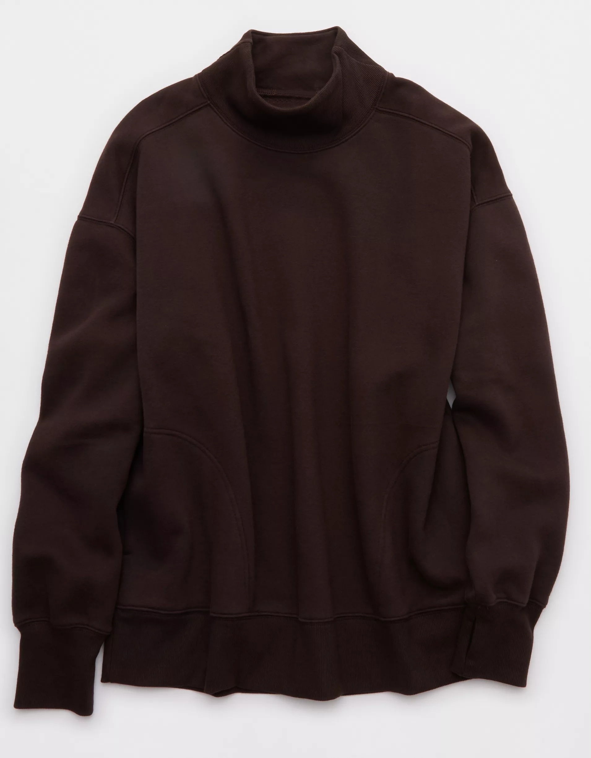 Cloud Fleece Oversized Mockneck Sweatshirt (Buy 2 Free Shipping)