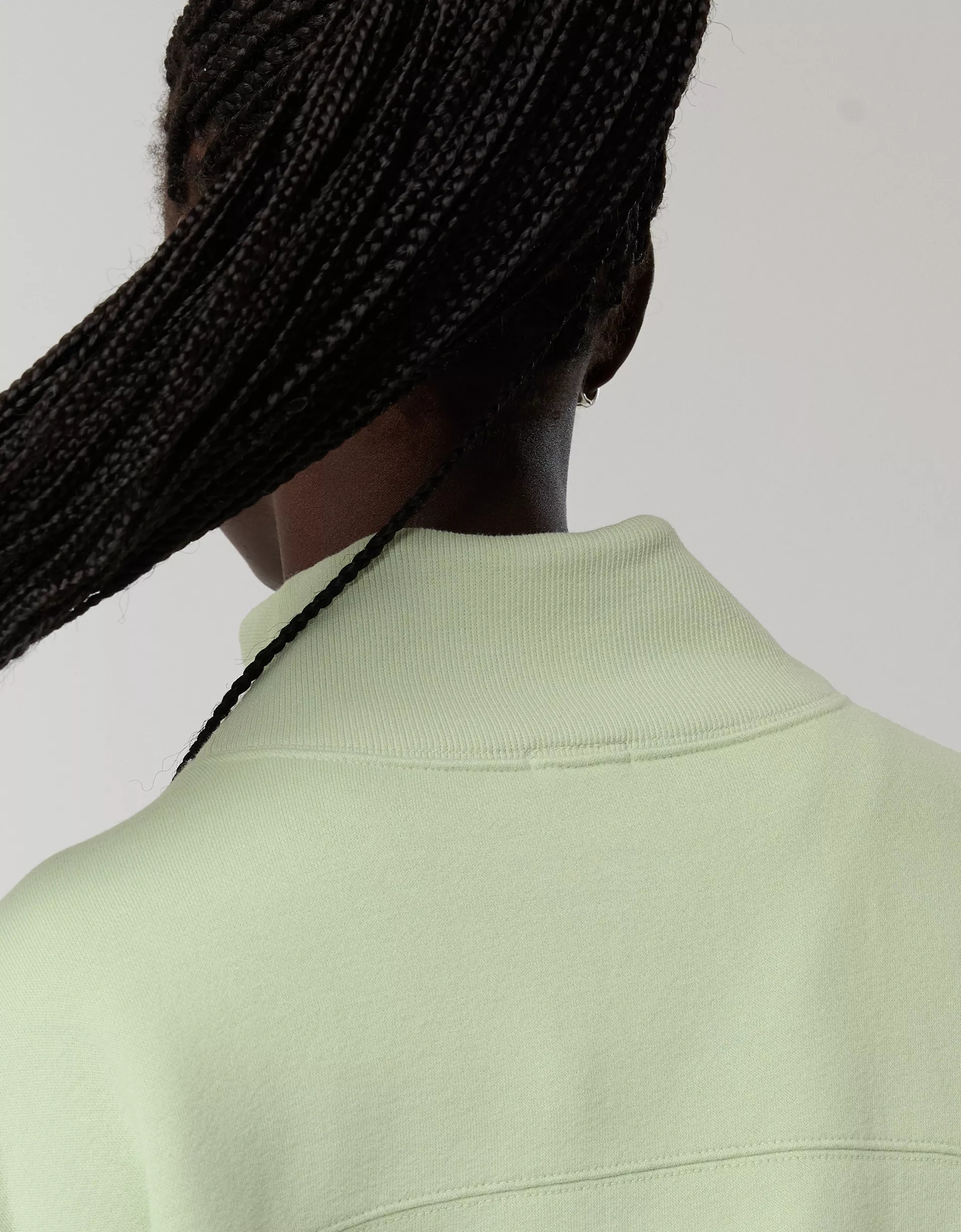 Cloud Fleece Oversized Mockneck Sweatshirt (Buy 2 Free Shipping)