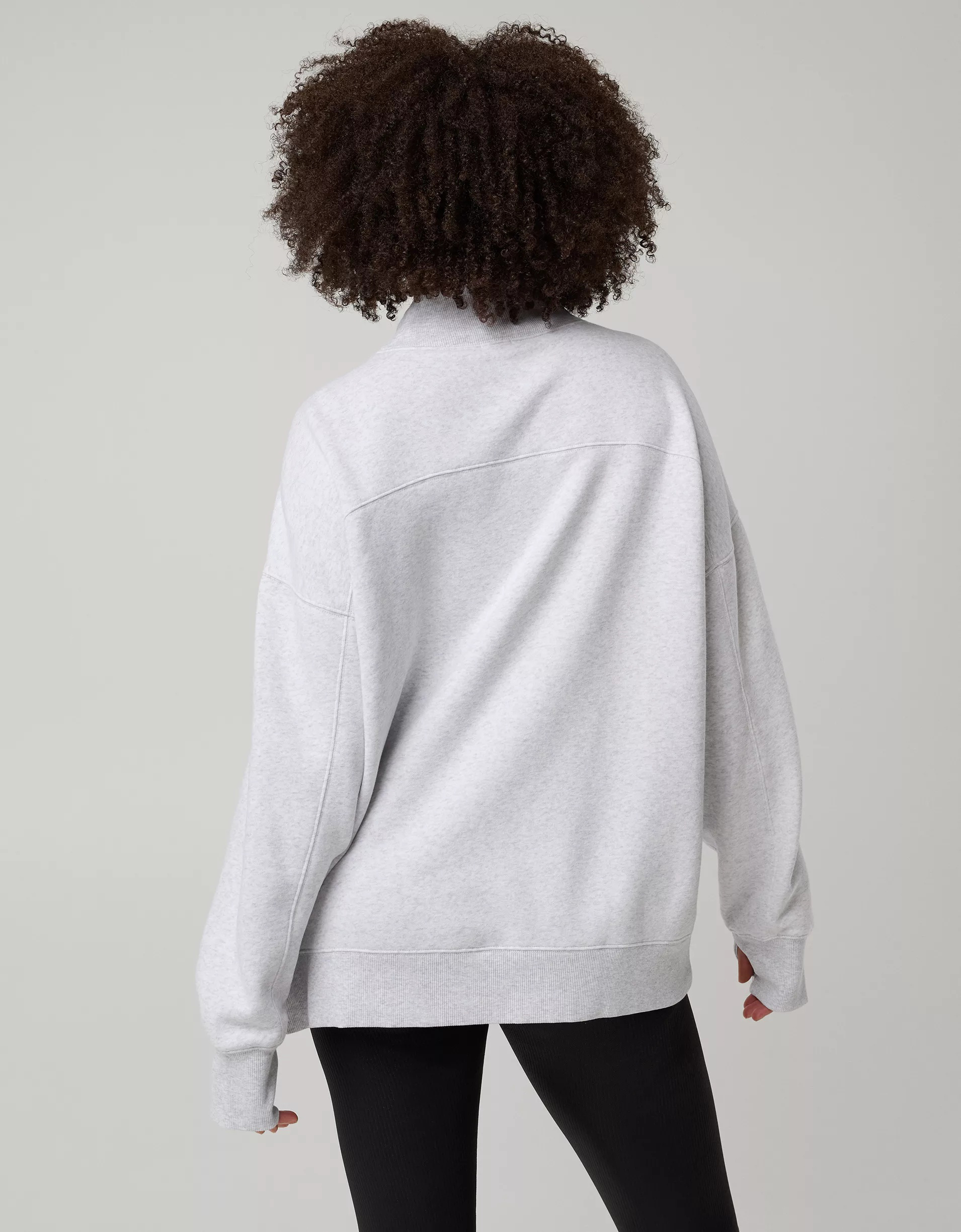 Cloud Fleece Oversized Mockneck Sweatshirt (Buy 2 Free Shipping)