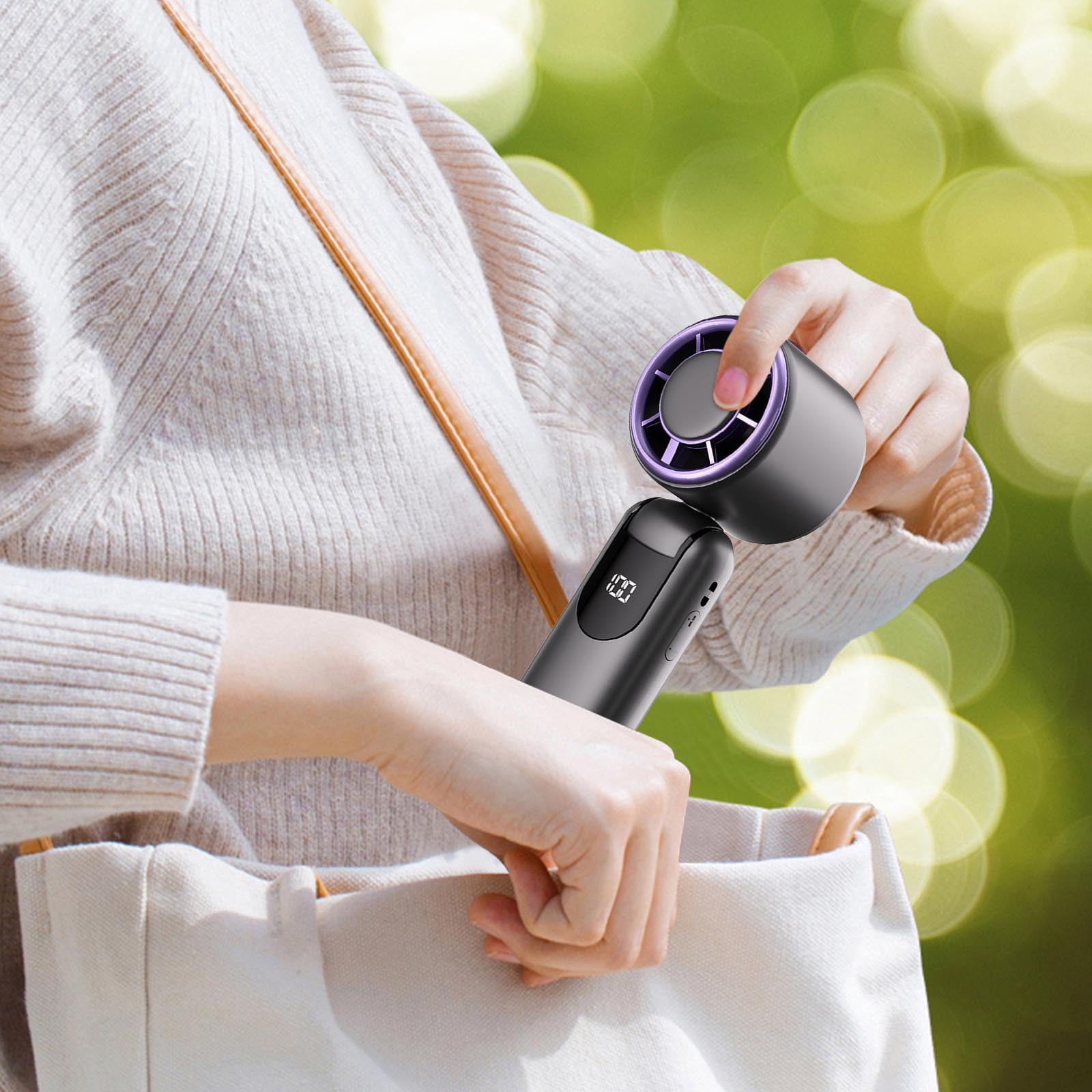 Portable Ice Cooling Handheld Fan(Buy 2 Free Shipping)