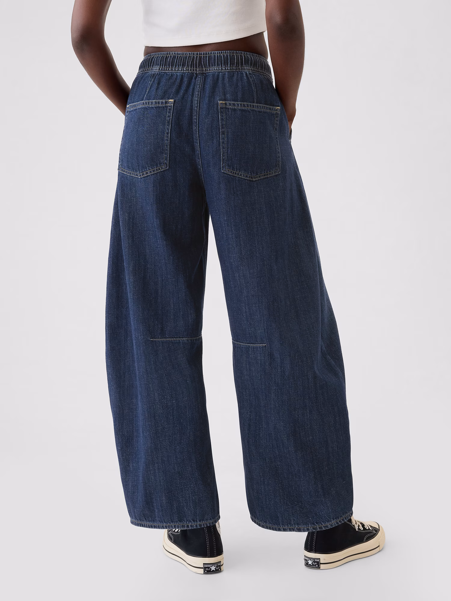 Mid Rise Easy Horseshoe Jeans (Buy 2 Free Shipping)