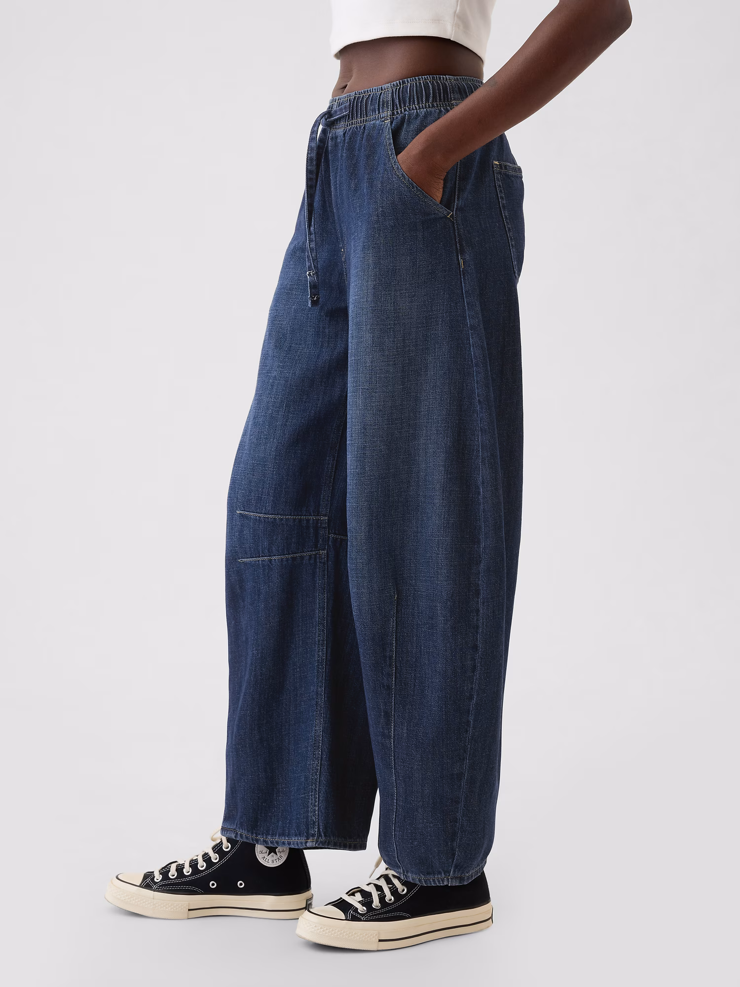 Mid Rise Easy Horseshoe Jeans (Buy 2 Free Shipping)