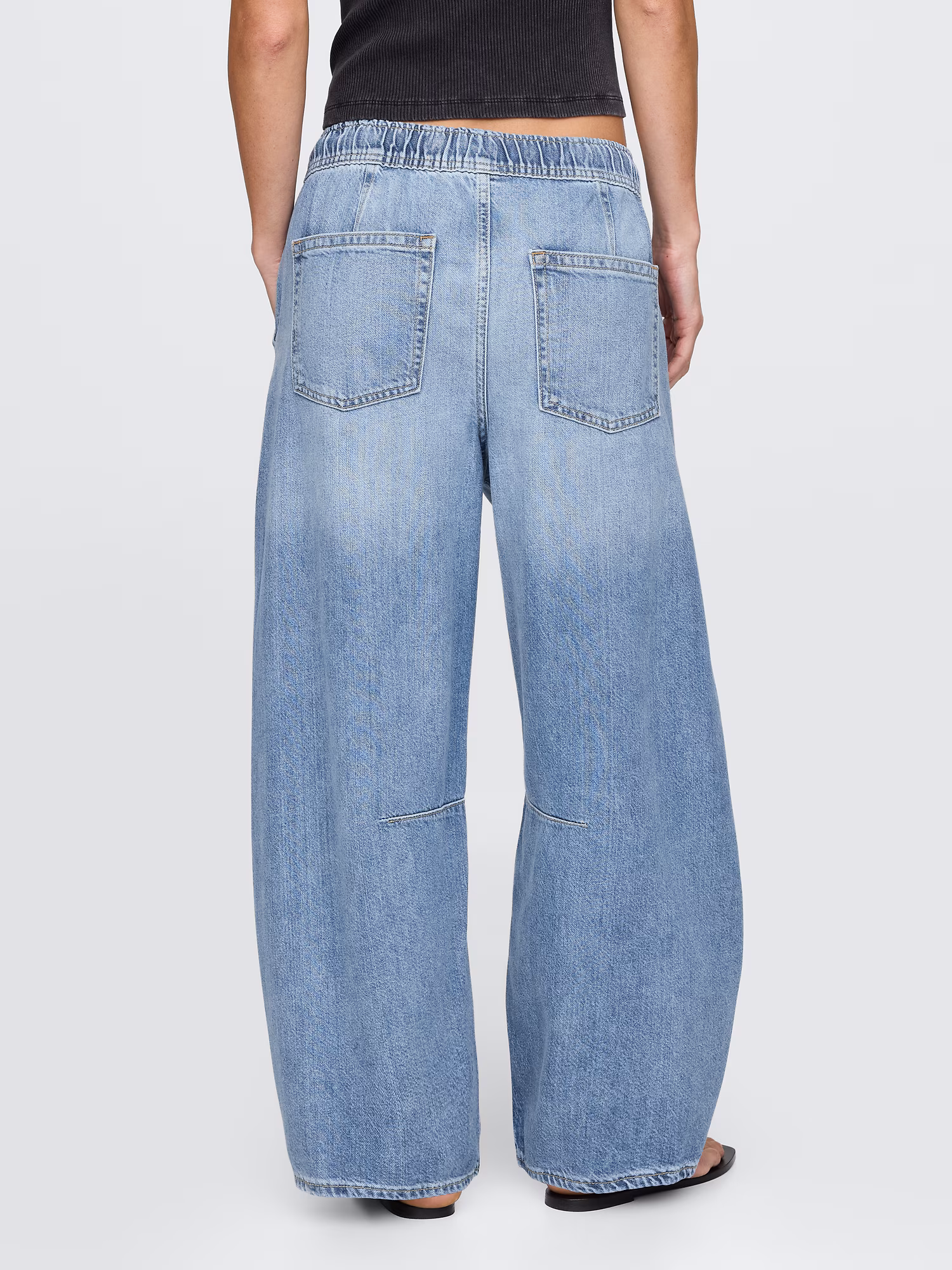 Mid Rise Easy Horseshoe Jeans (Buy 2 Free Shipping)