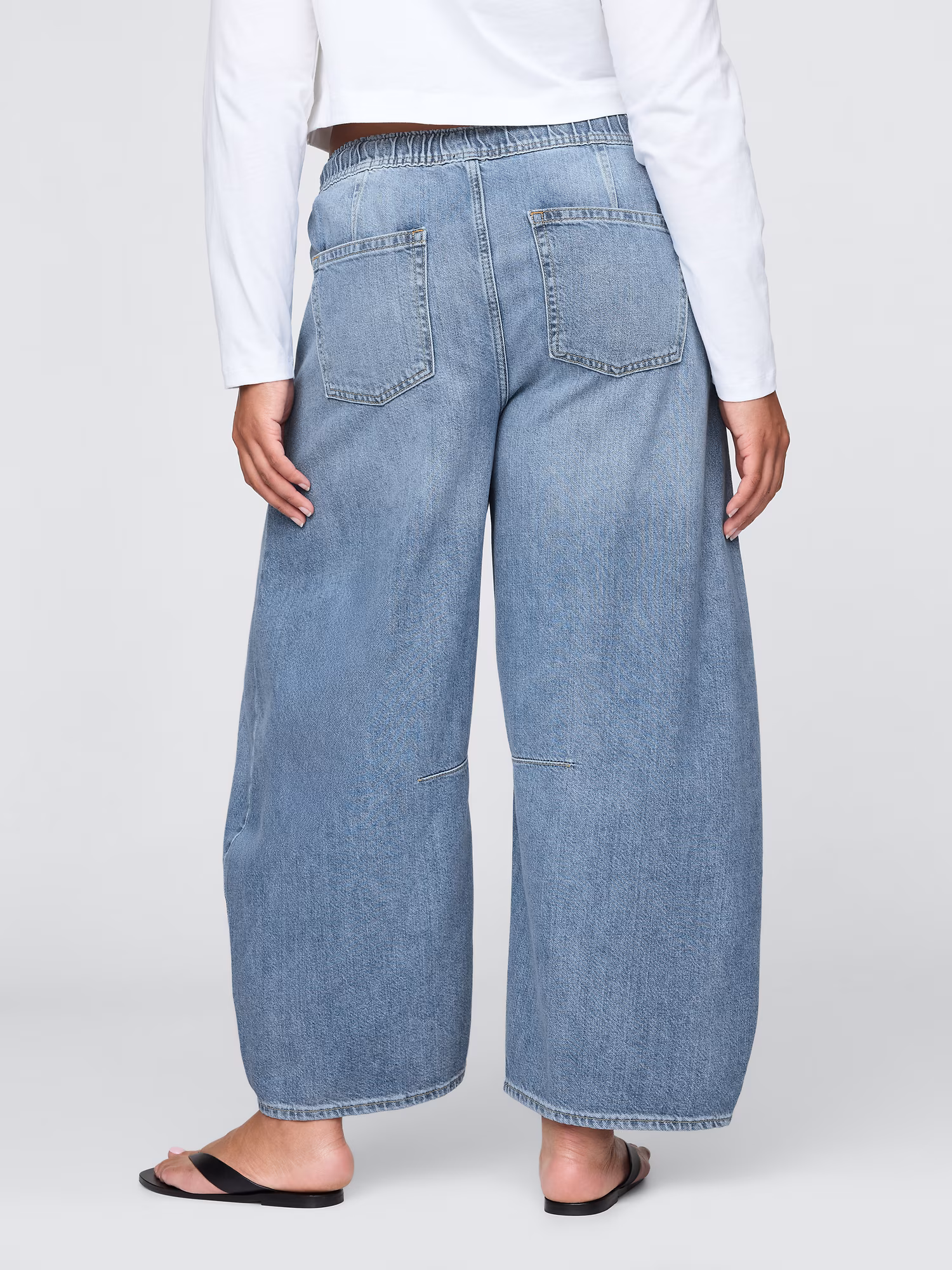Mid Rise Easy Horseshoe Jeans (Buy 2 Free Shipping)