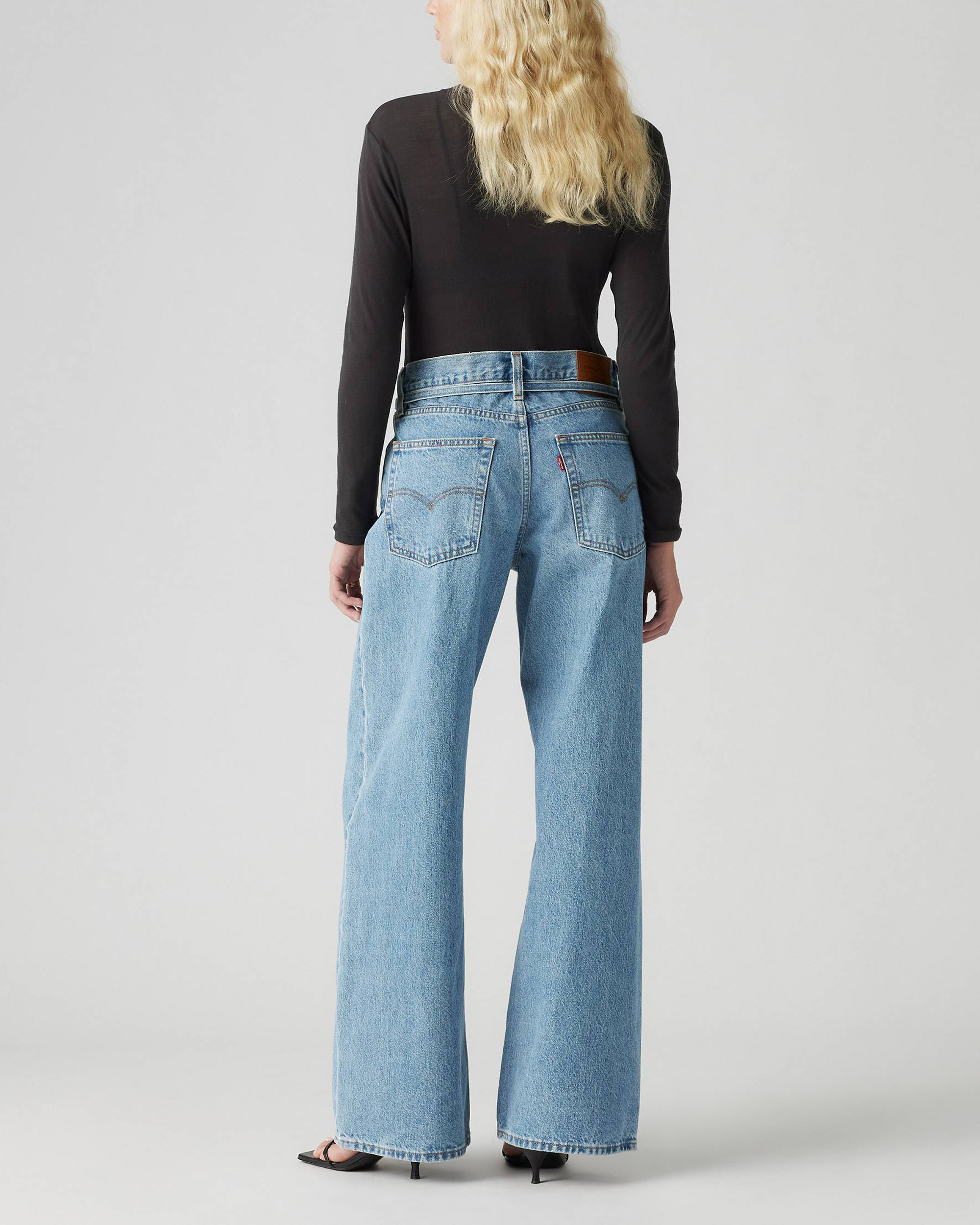 XL Lace-Up Baggy Straight Women's Jeans (Buy 2 Free Shipping)