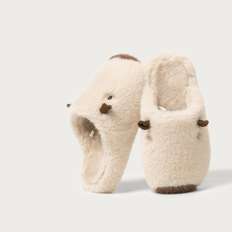 Capybara Plush Cartoon Non-slip Cotton Slippers (Buy 2 Free Shipping)