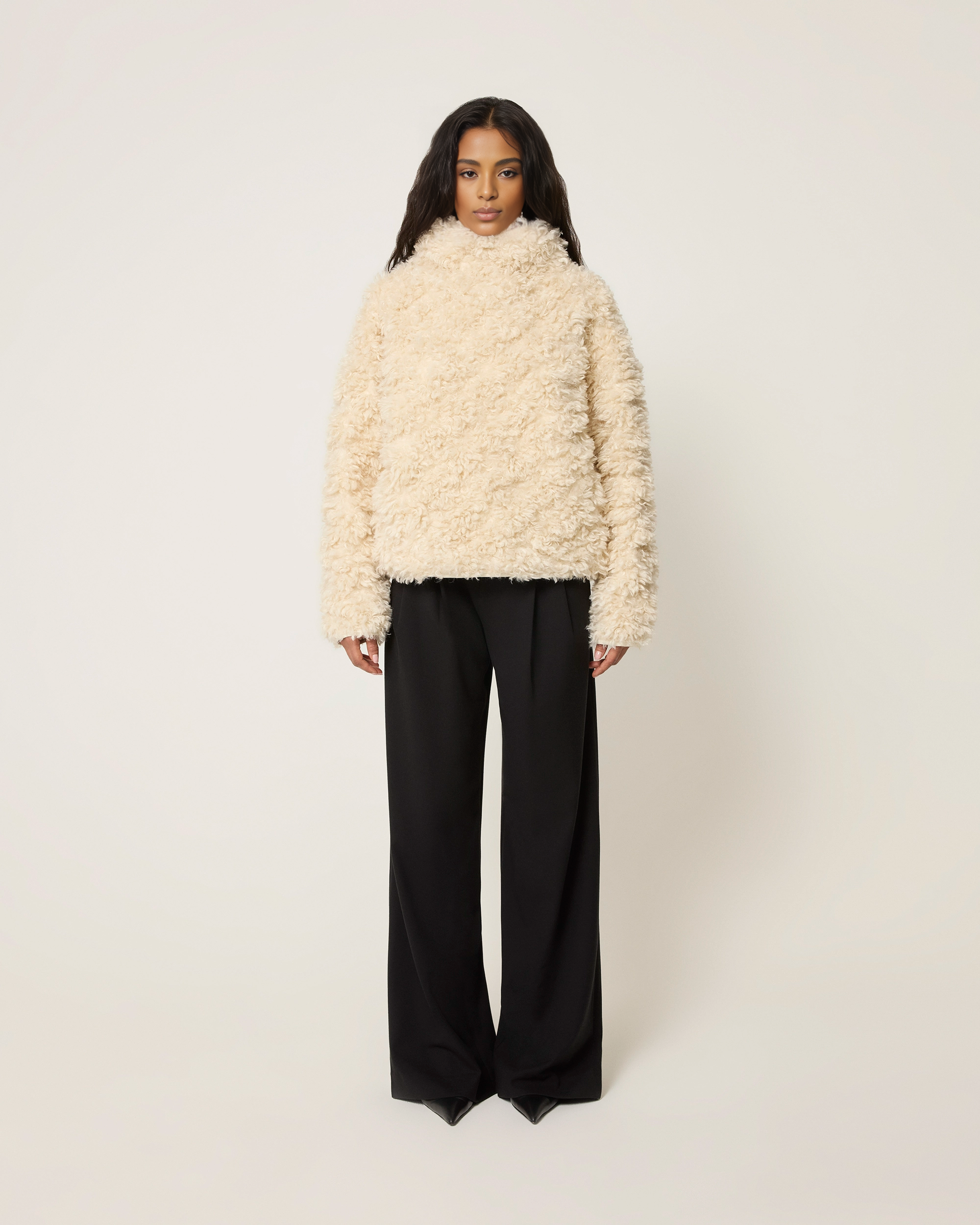 Kylie Shaggy Faux Fur Pullover(BUY 2 FREE SHIPPING)
