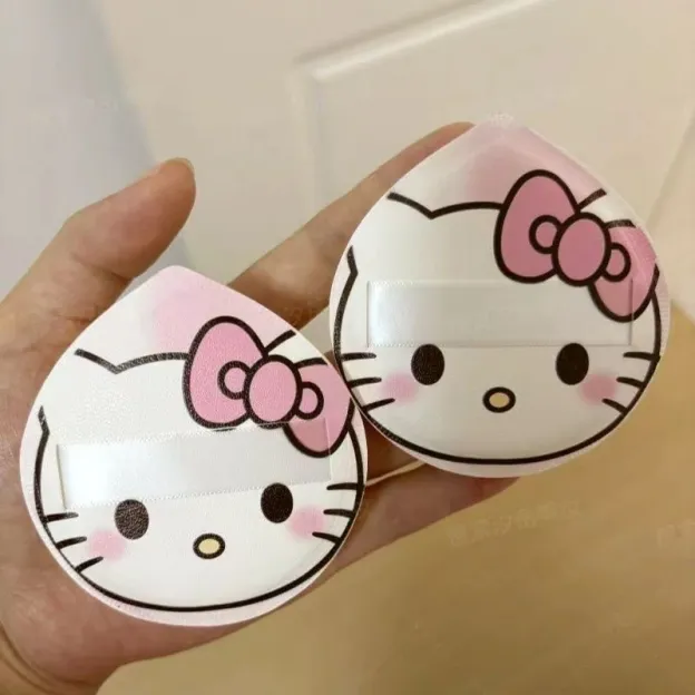 2PCS HK Powder Puff - Soft Cotton Candy Sponge for Makeup